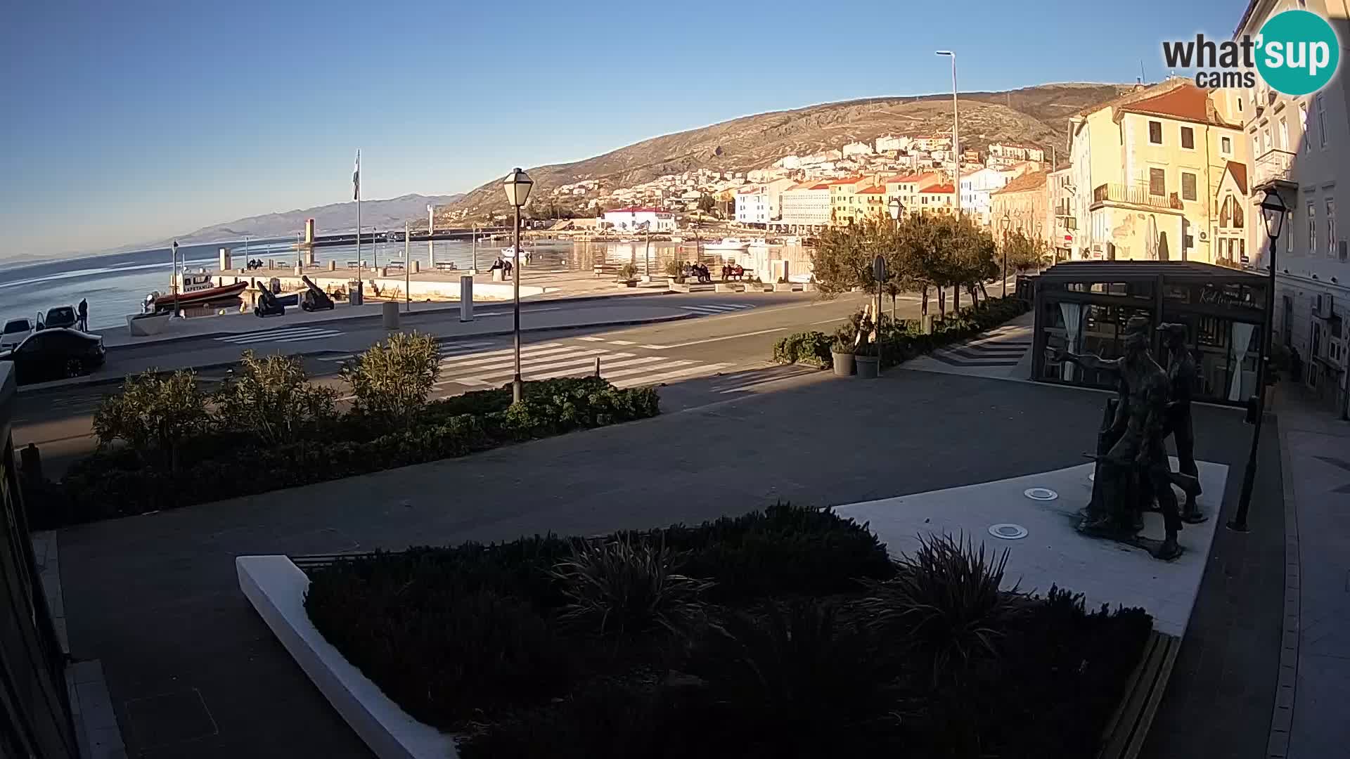 Spletna kamera v živo Senj riva – Hrvaška