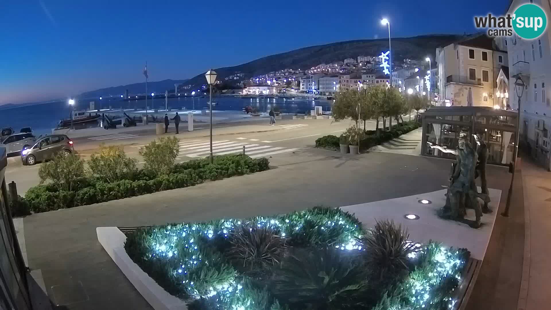 Live webcam Senj riva – seafront – Croatia
