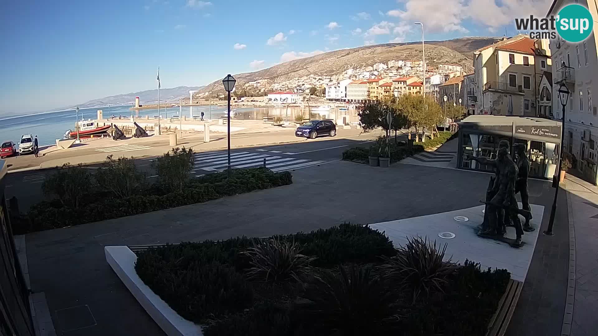 Live webcam Senj riva – seafront – Croatia