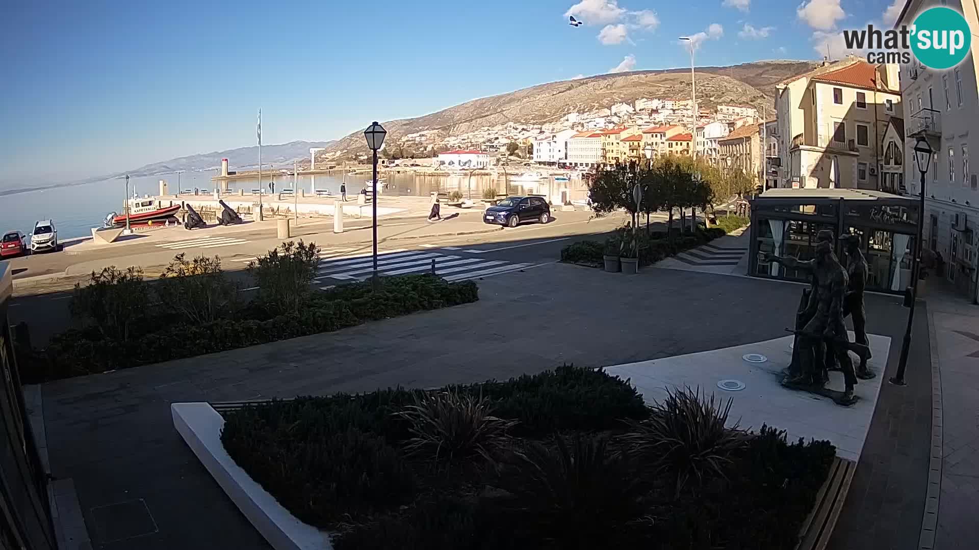 Live webcam Senj riva – fronte mare