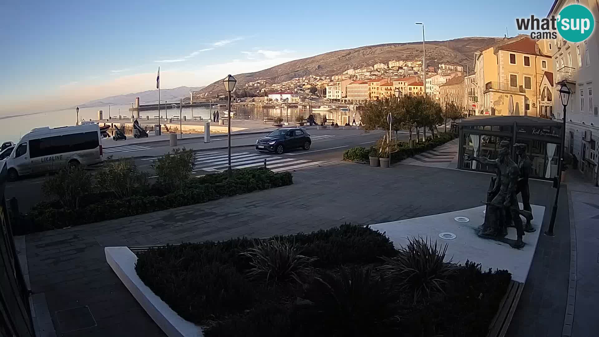 Webcam en vivo Senj riva – paseo marítimo