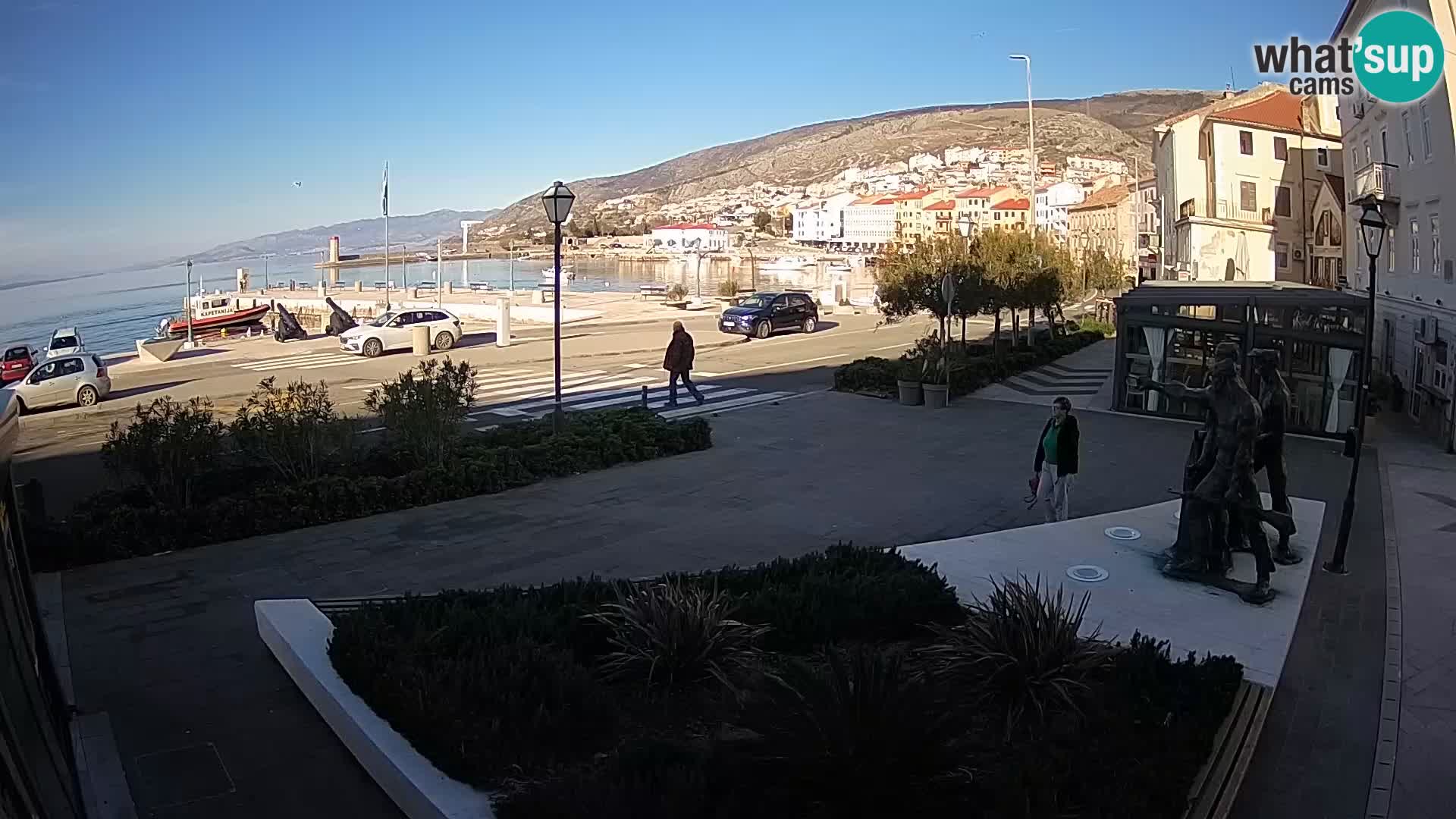 Live webcam Senj riva – seafront – Croatia