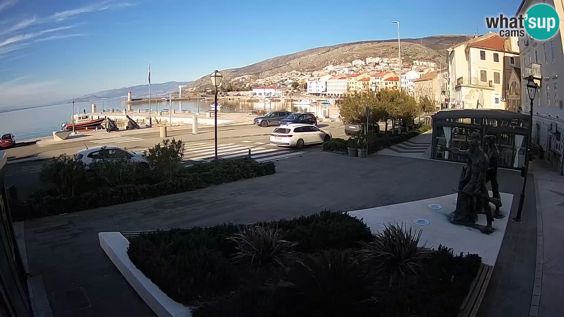 Live webcam Senj riva – seafront – Croatia