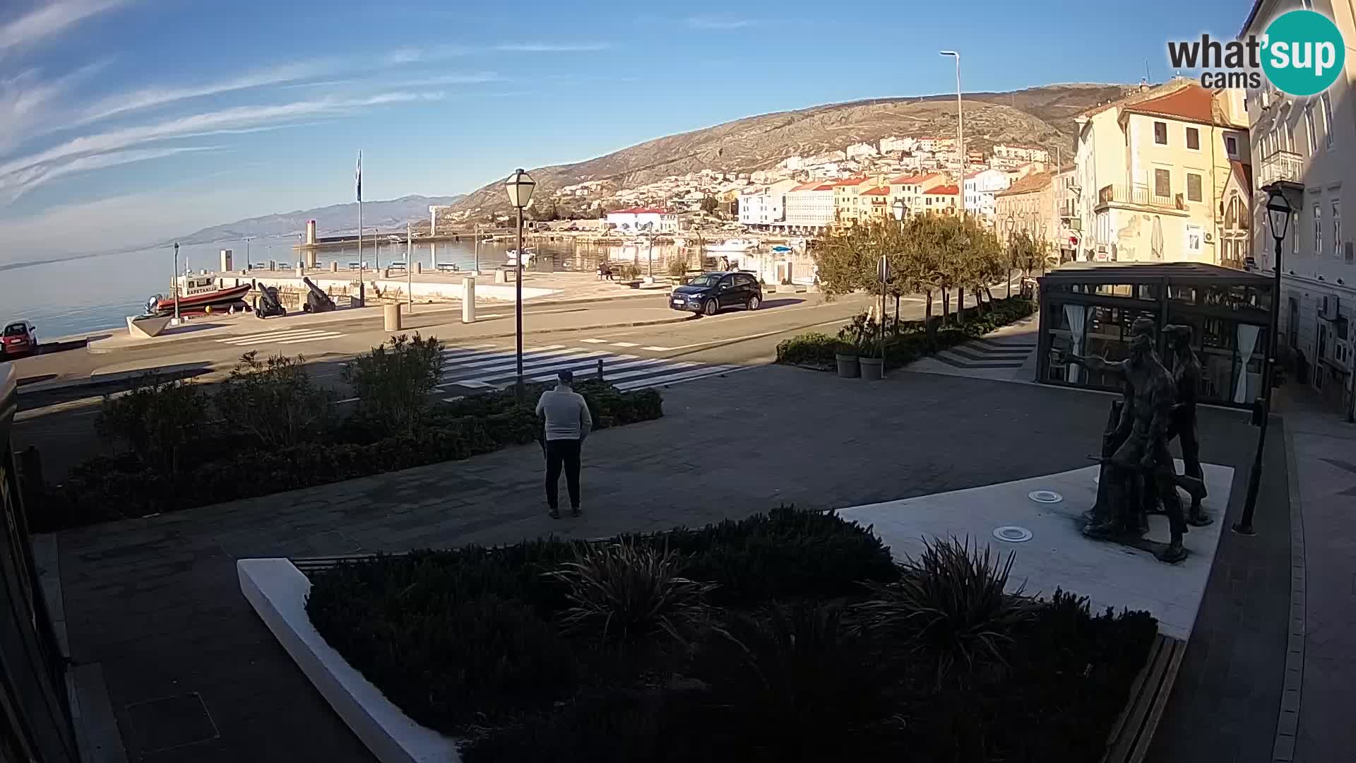 Live webcam Senj riva – seafront – Croatia