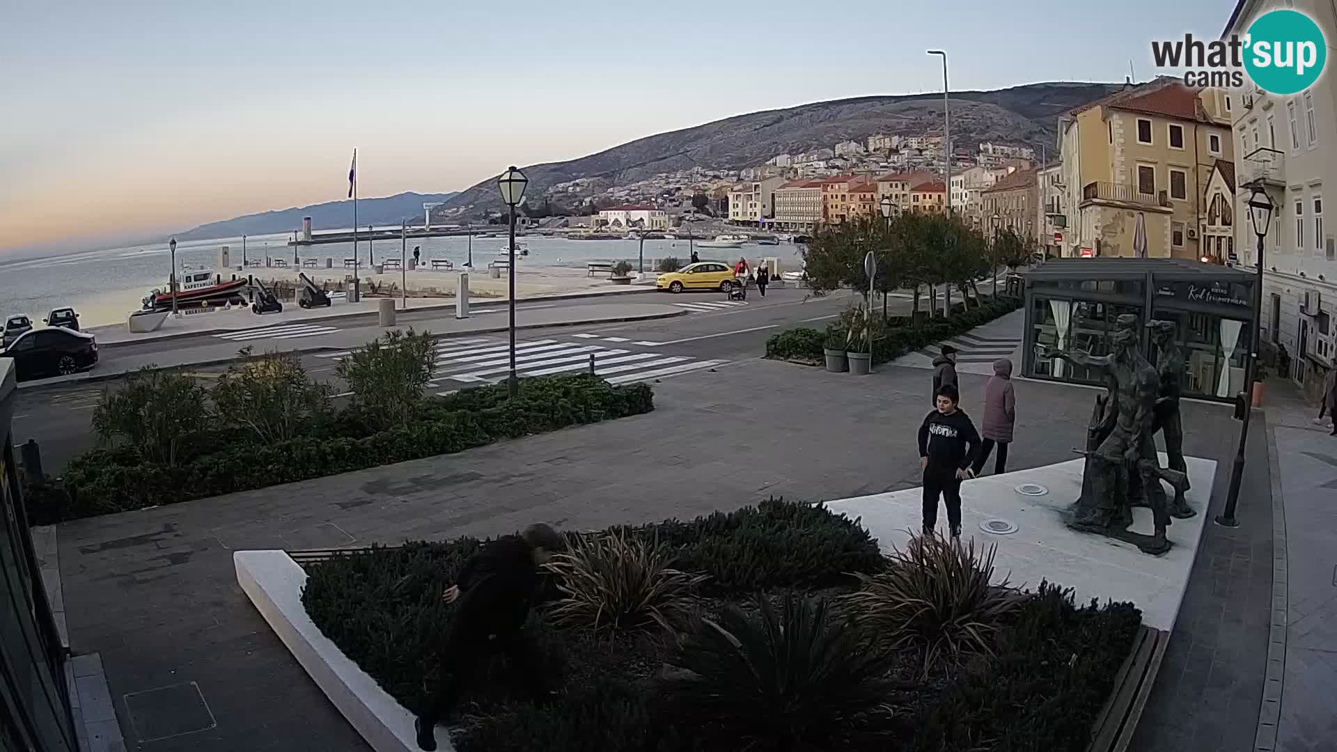 Live webcam Senj riva – seafront – Croatia