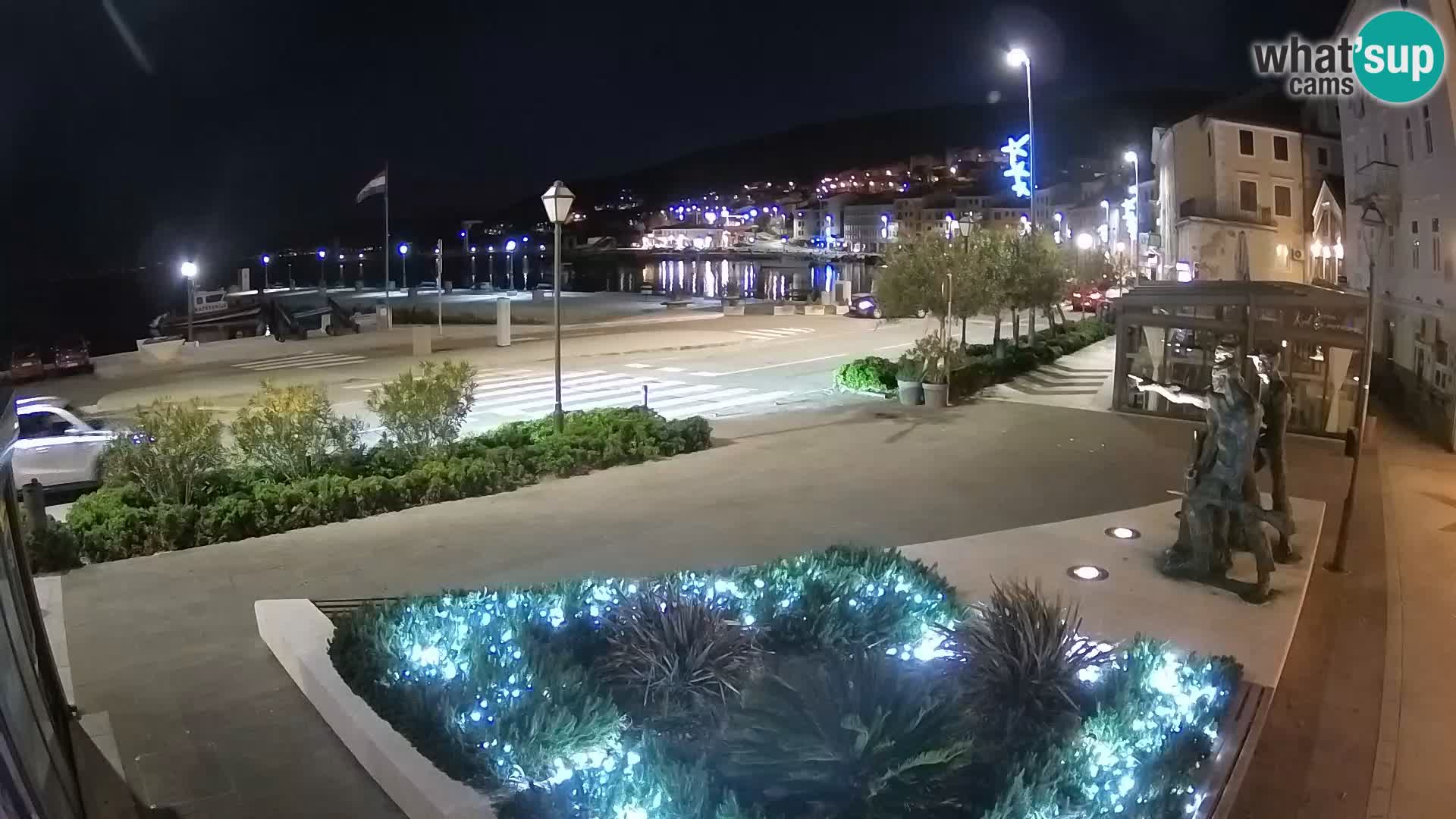 Live-Webcam Senj Riva – direkt am Meer – Kroatien