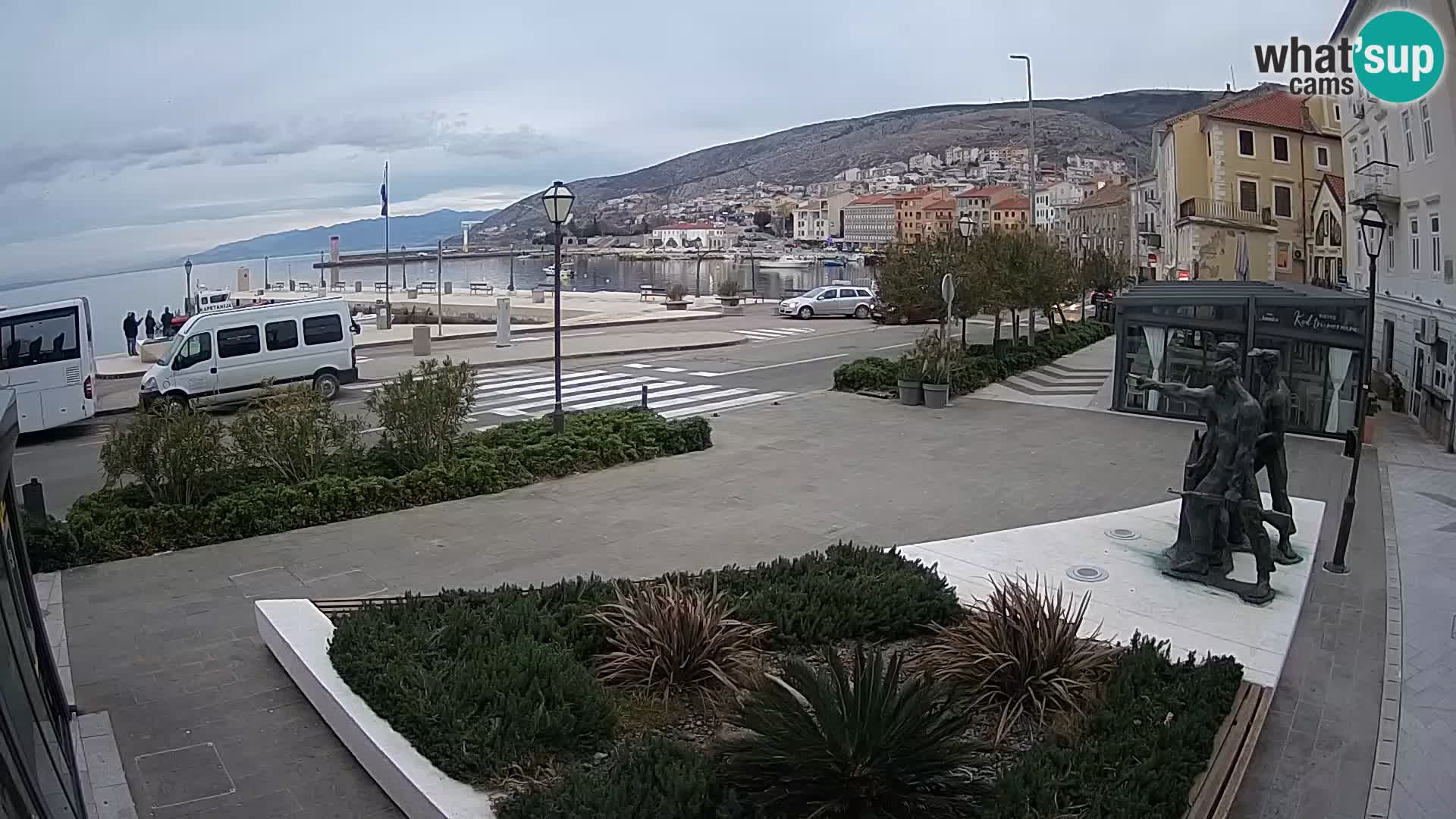 Live-Webcam Senj Riva – direkt am Meer – Kroatien