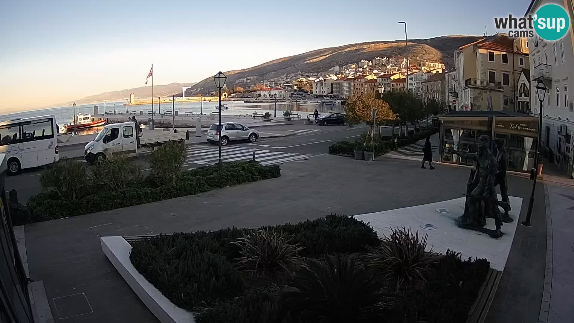 Spletna kamera v živo Senj riva – Hrvaška