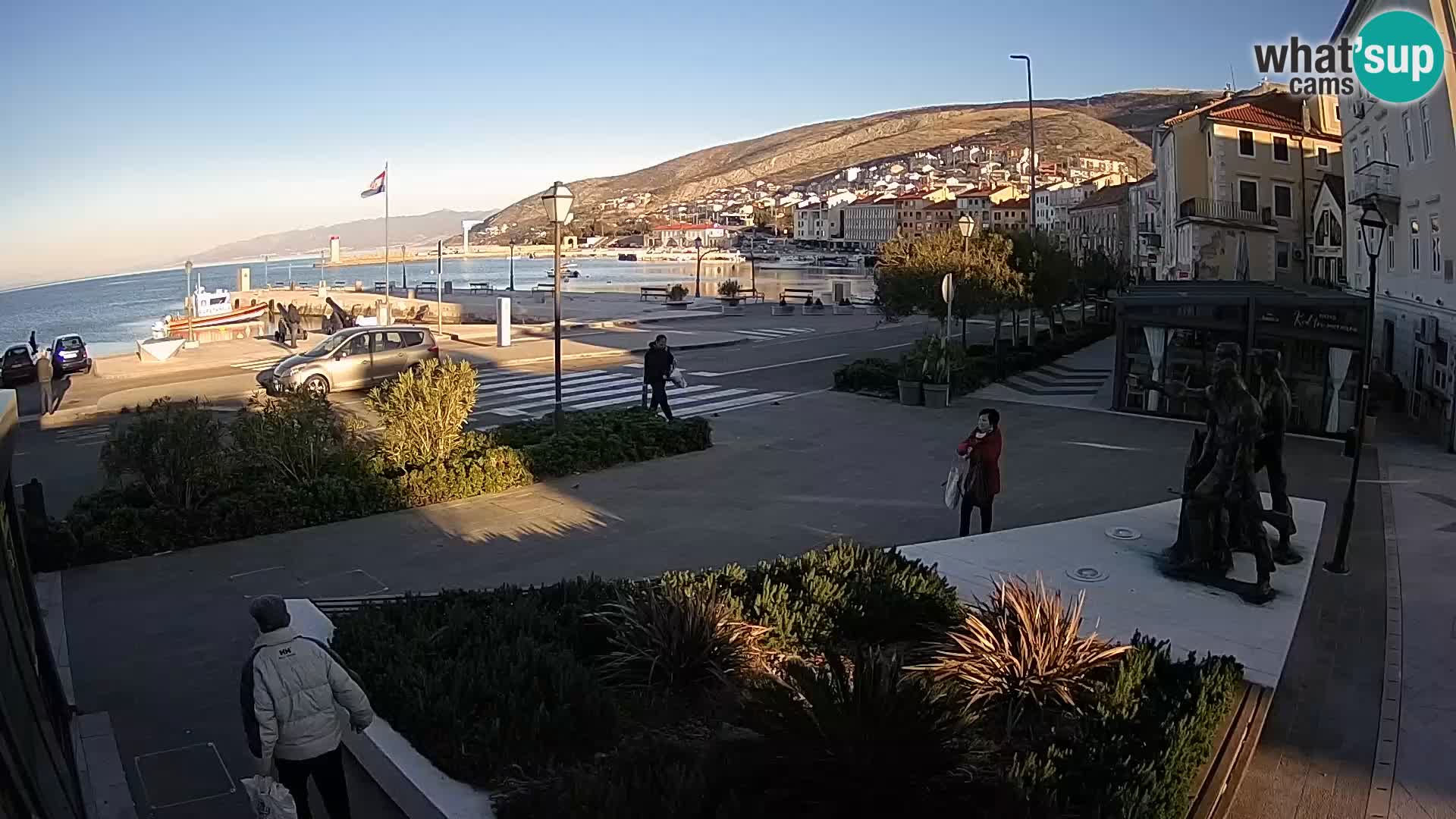 Webcam en vivo Senj riva – paseo marítimo