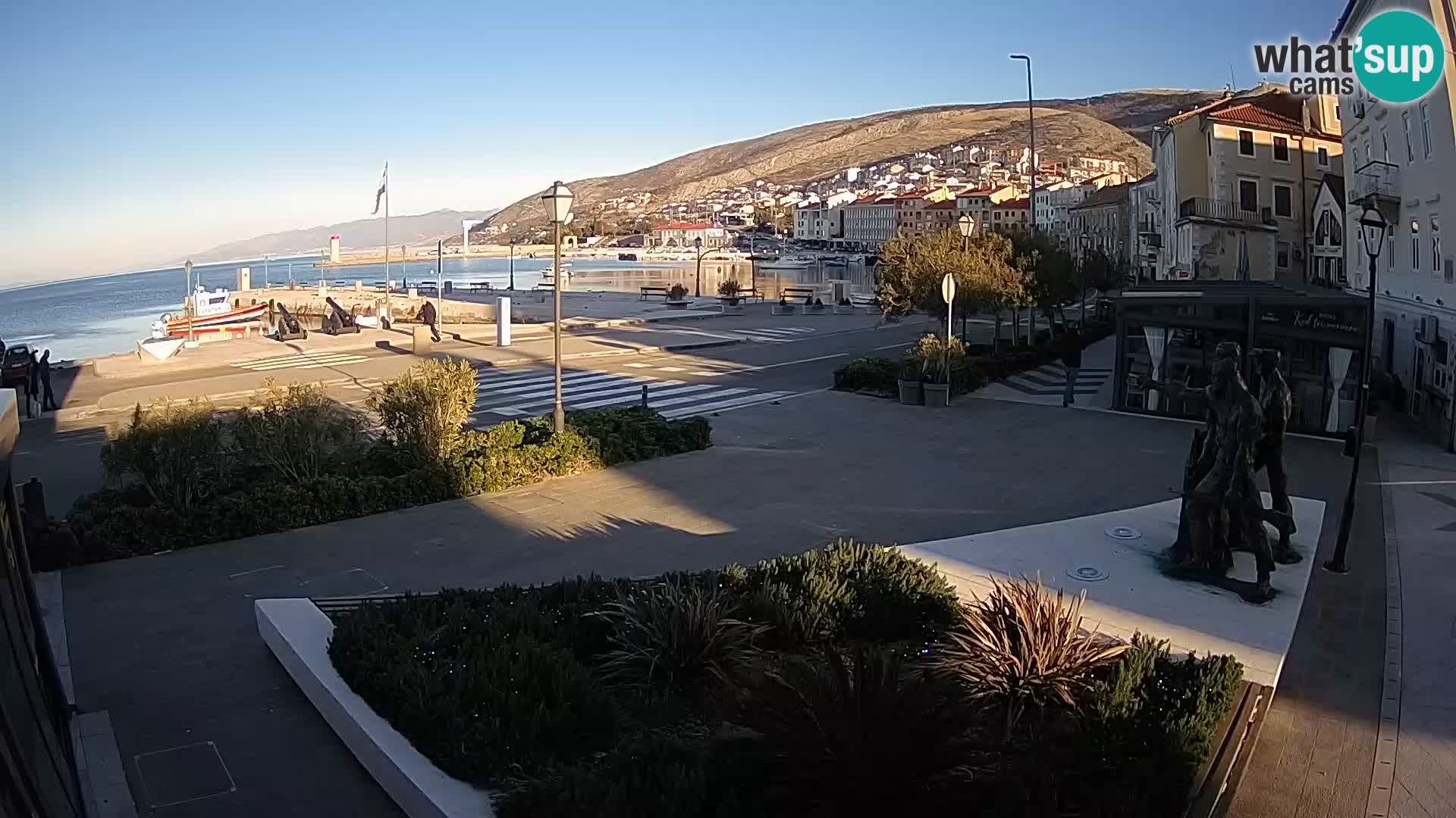 Live webcam Senj riva – seafront – Croatia