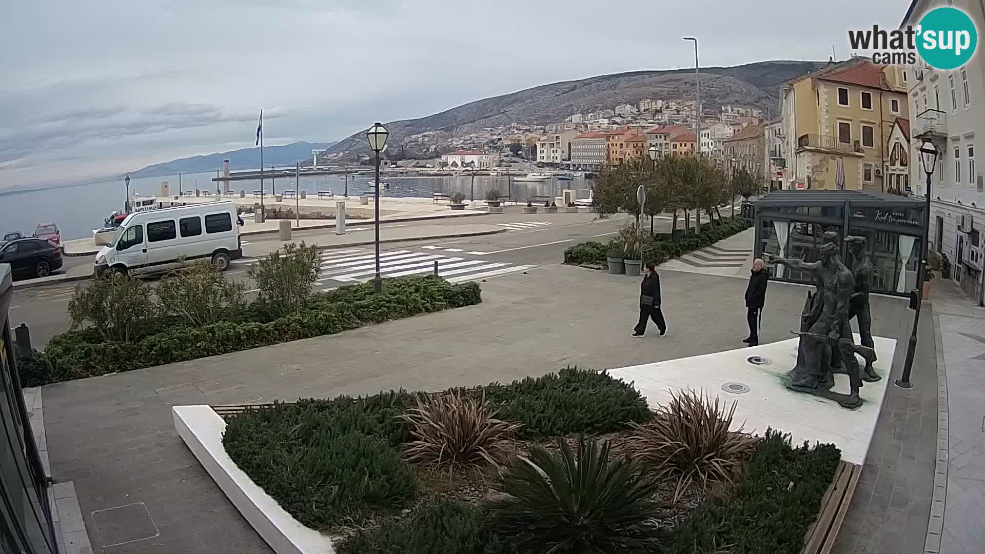 Live-Webcam Senj Riva – direkt am Meer – Kroatien