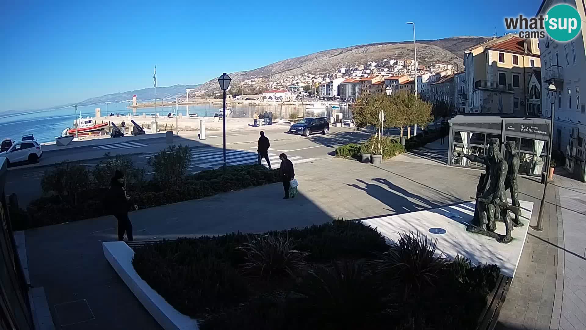 Spletna kamera v živo Senj riva – Hrvaška