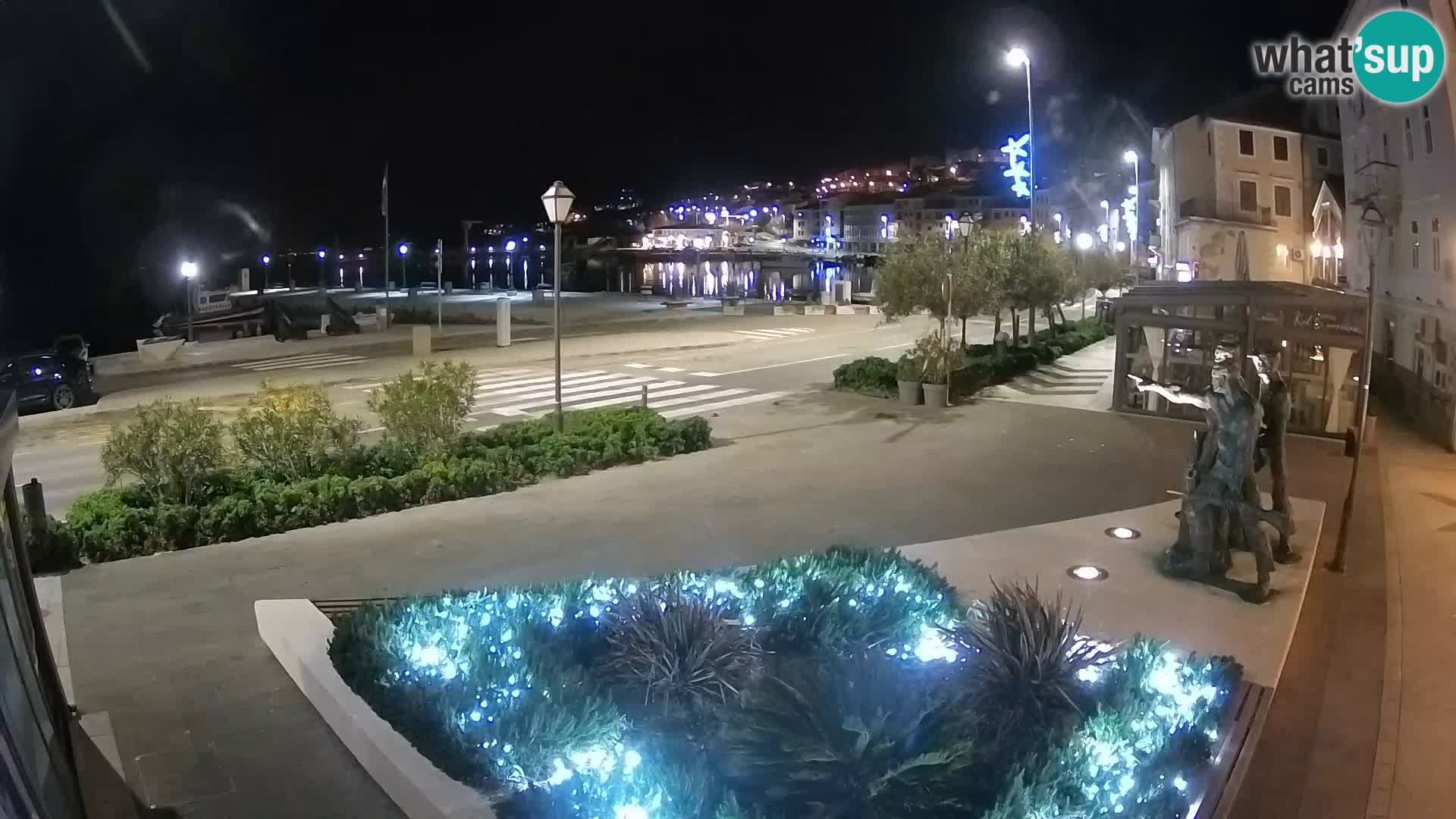 Live-Webcam Senj Riva – direkt am Meer – Kroatien