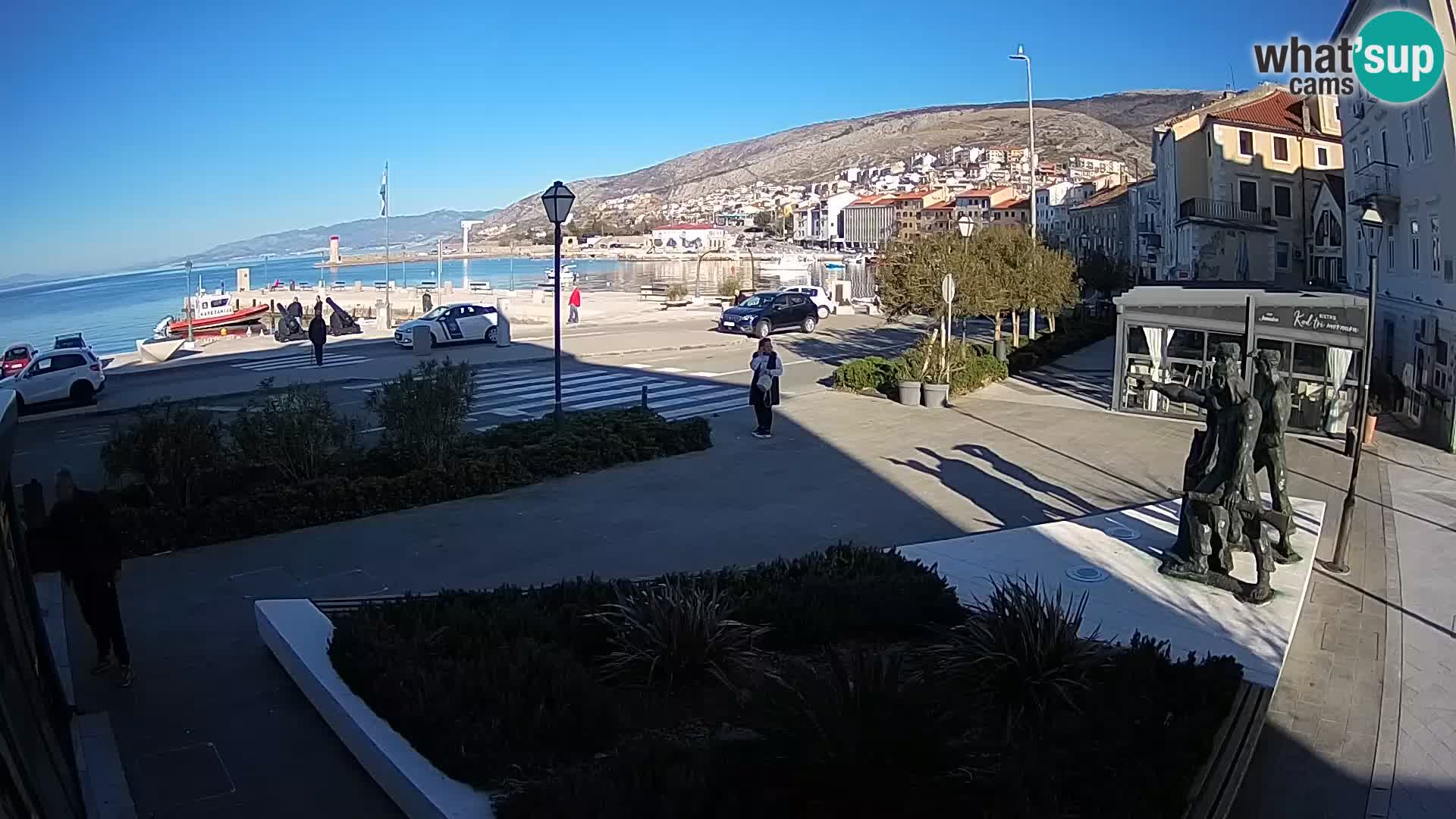 Live-Webcam Senj Riva – direkt am Meer – Kroatien
