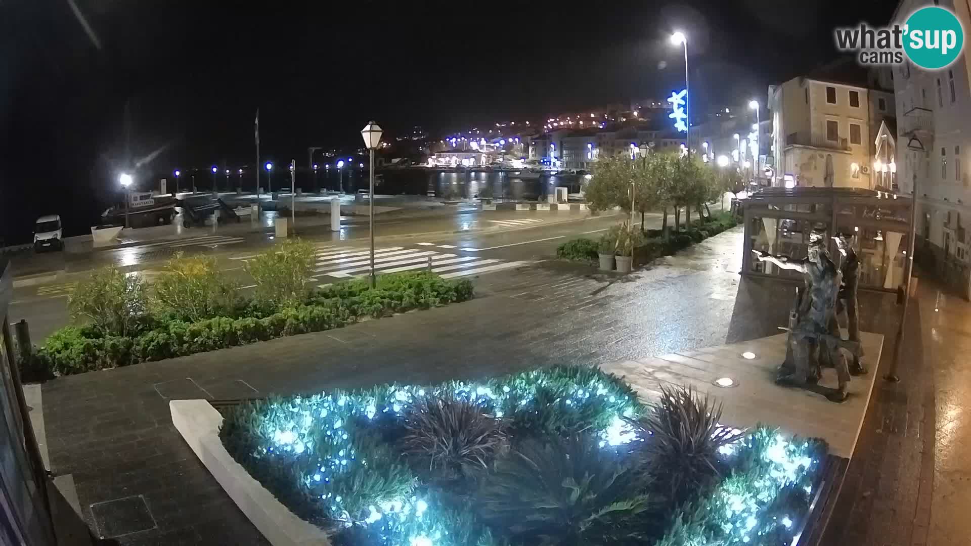 Live webcam Senj riva – seafront – Croatia