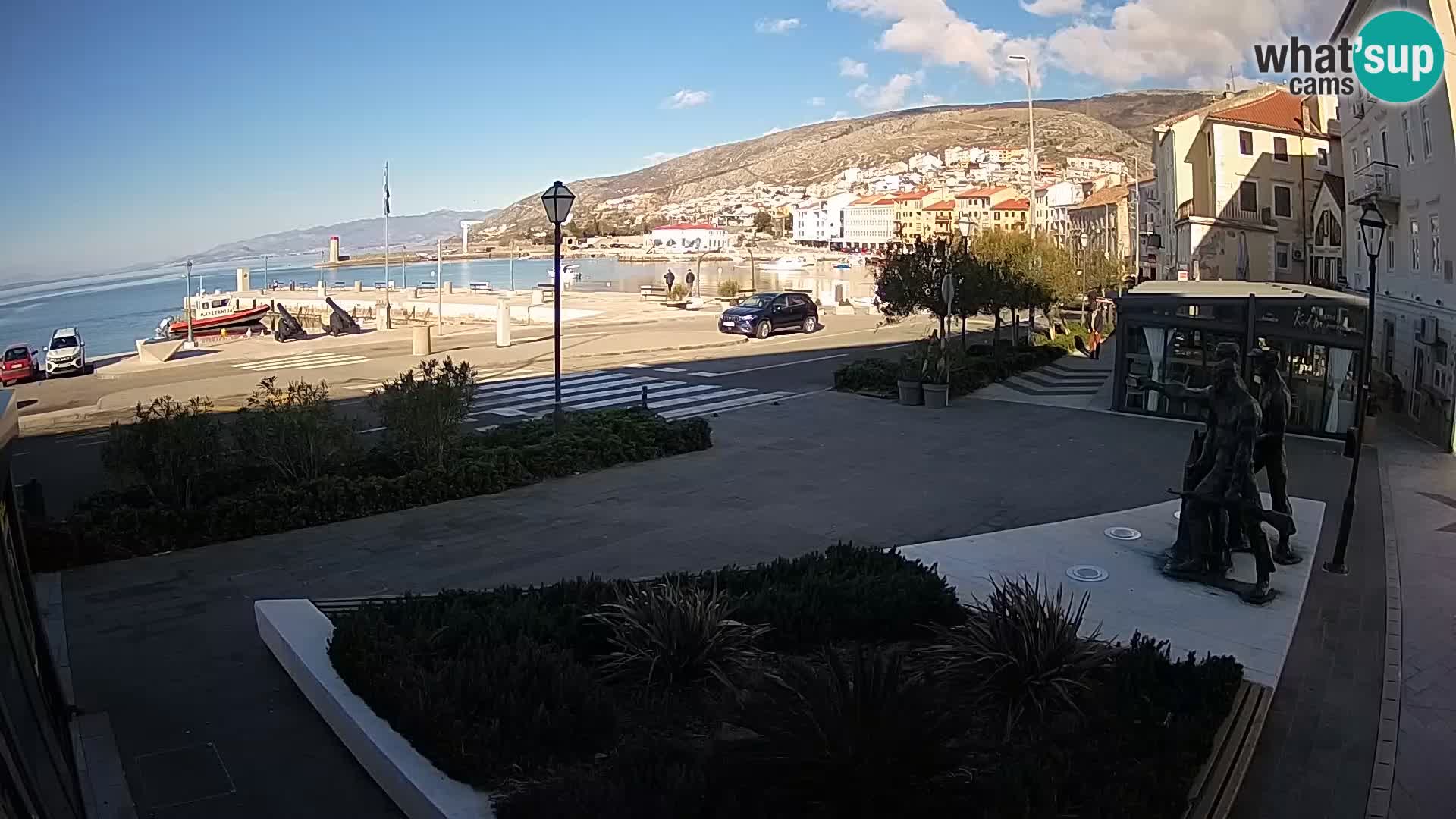 Live webcam Senj riva – seafront – Croatia