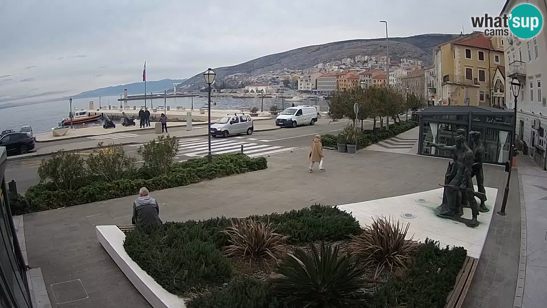 Live webcam Senj riva – seafront – Croatia