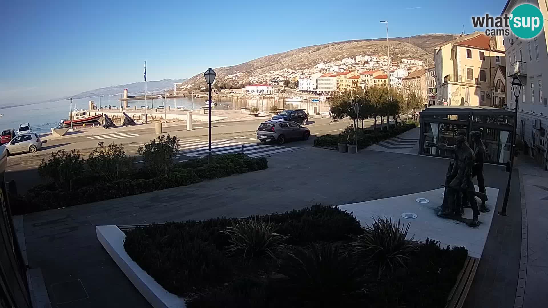 Spletna kamera v živo Senj riva – Hrvaška