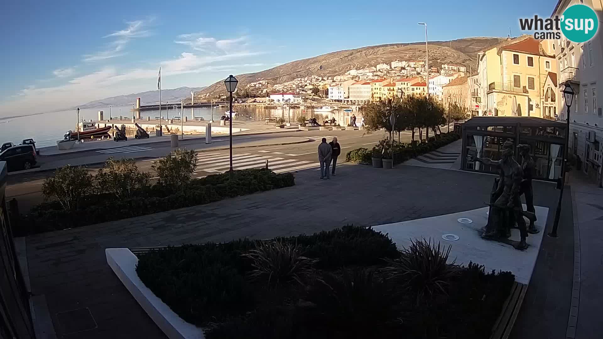 Live webcam Senj riva – seafront – Croatia