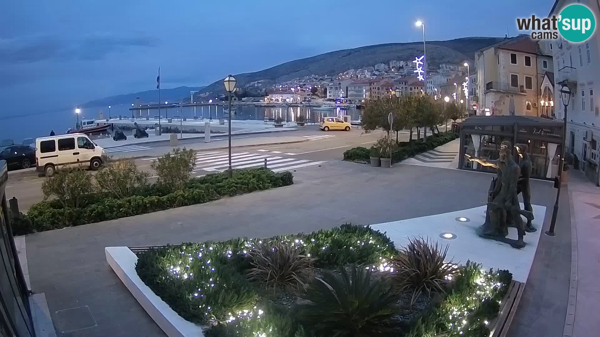 Live webcam Senj riva – fronte mare