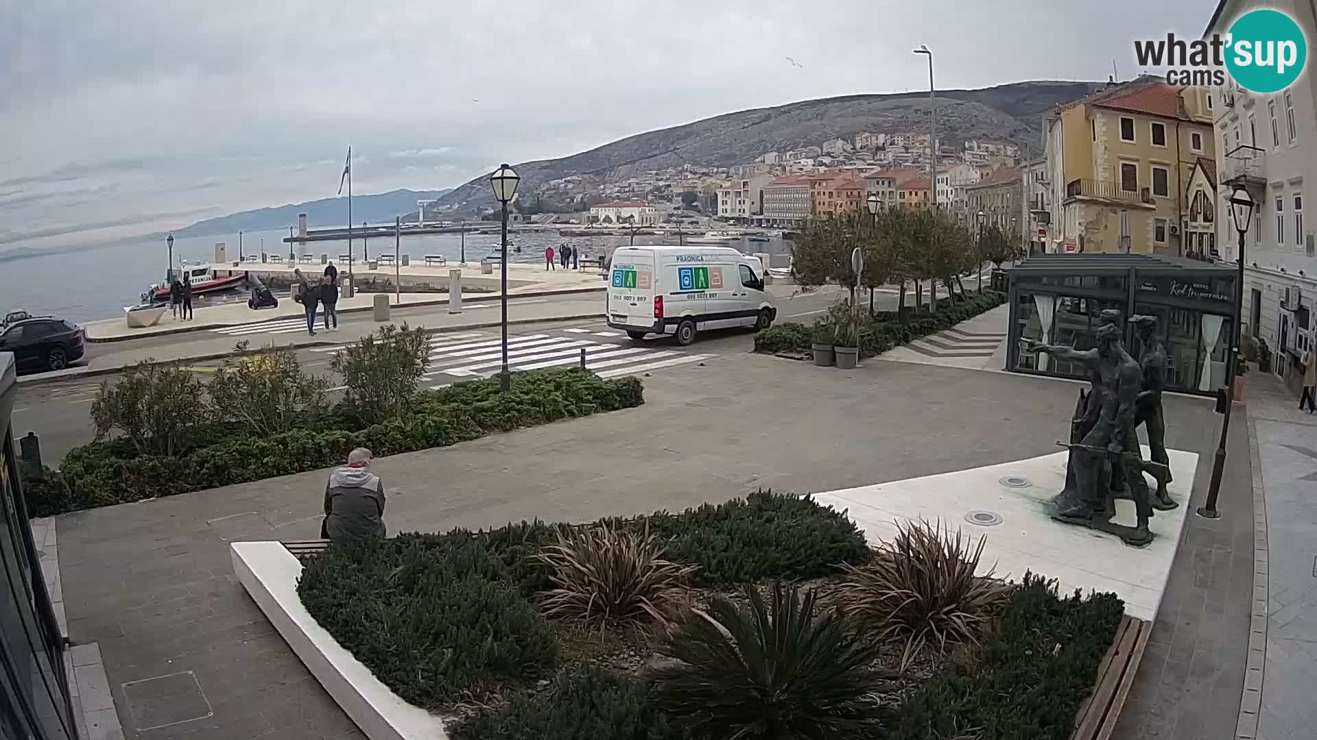 Live webcam Senj riva – seafront – Croatia
