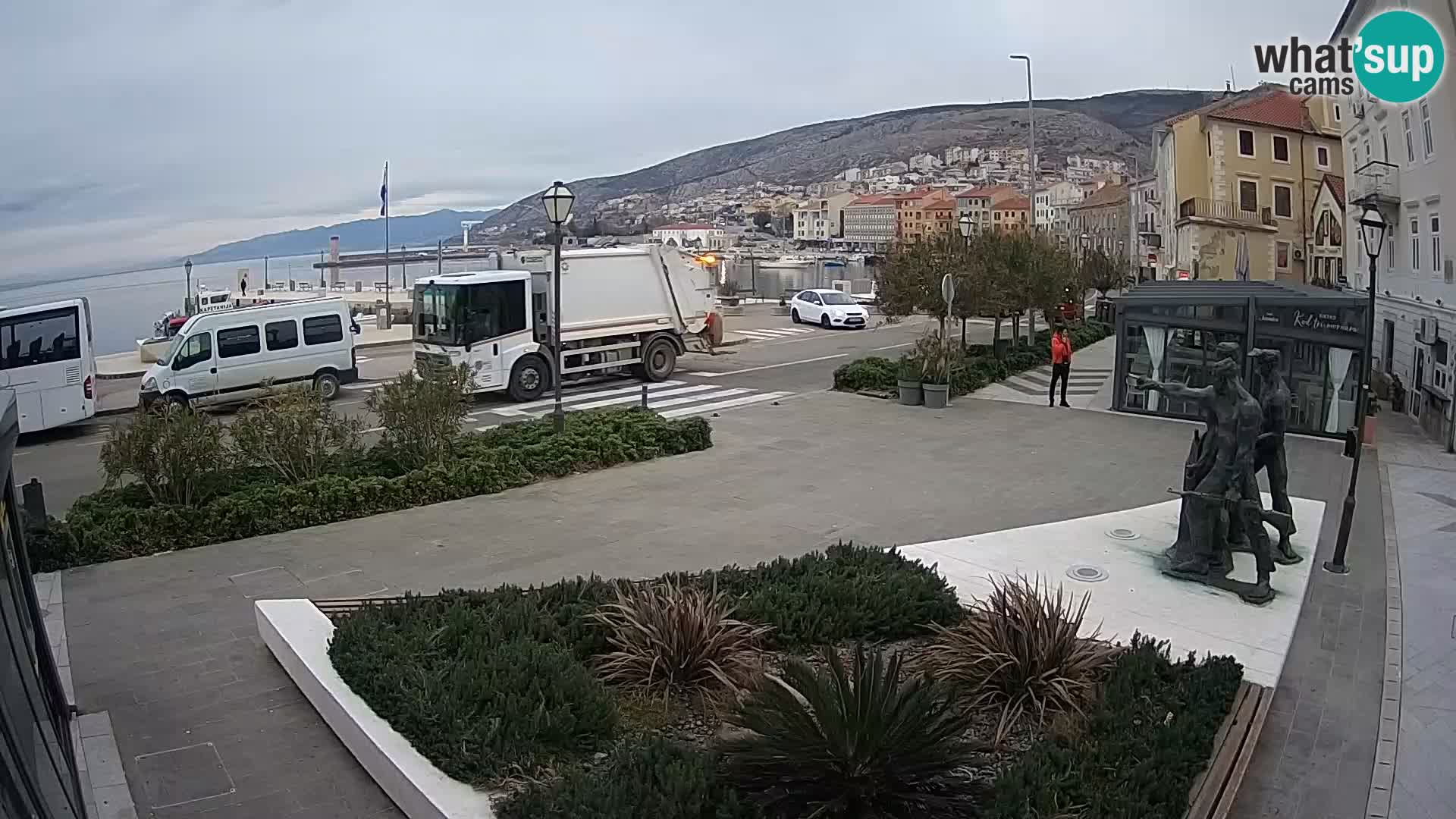 Live-Webcam Senj Riva – direkt am Meer – Kroatien