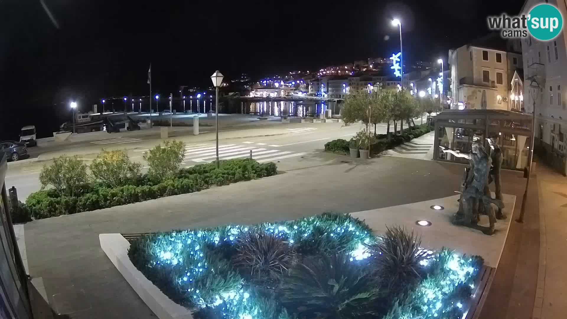 Live-Webcam Senj Riva – direkt am Meer – Kroatien