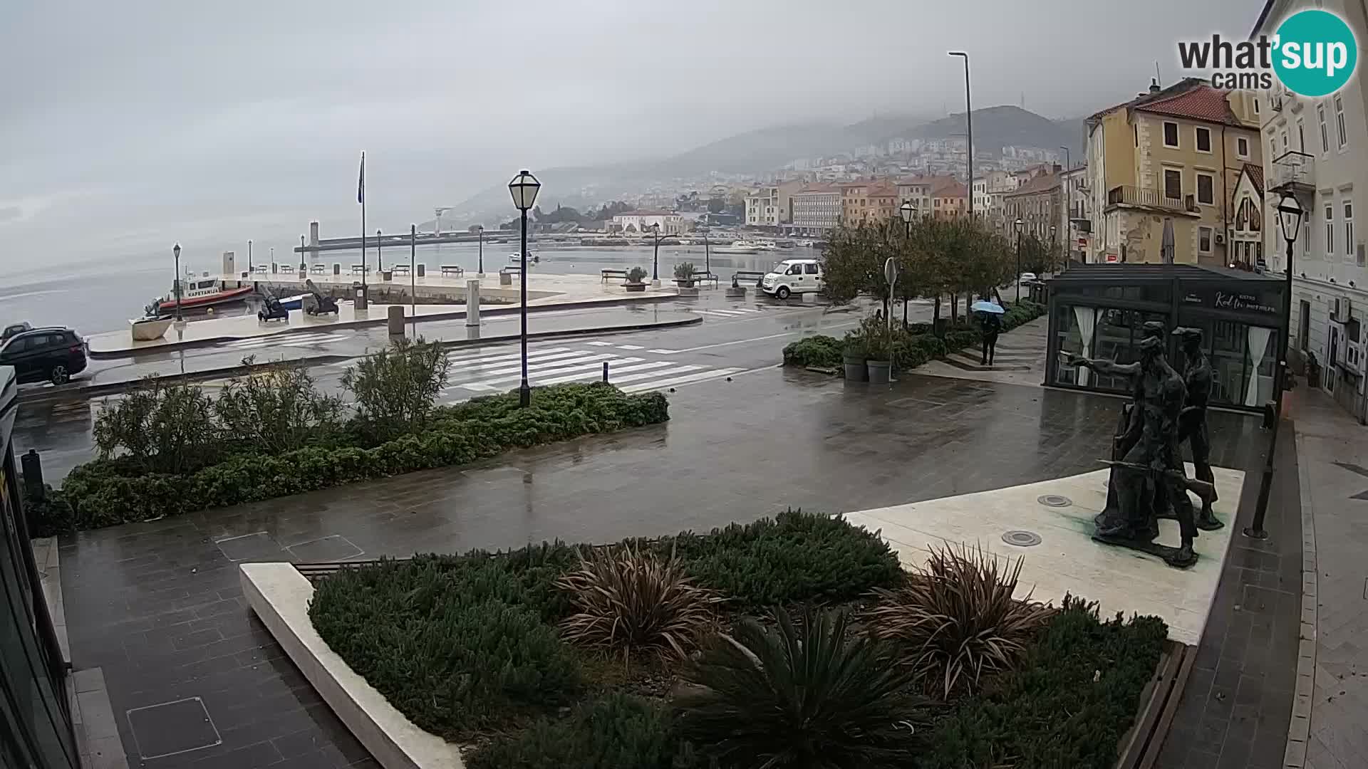 Live webcam Senj riva – seafront – Croatia
