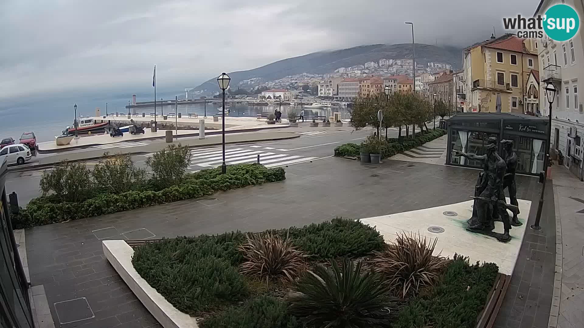 Live webcam Senj riva – seafront – Croatia
