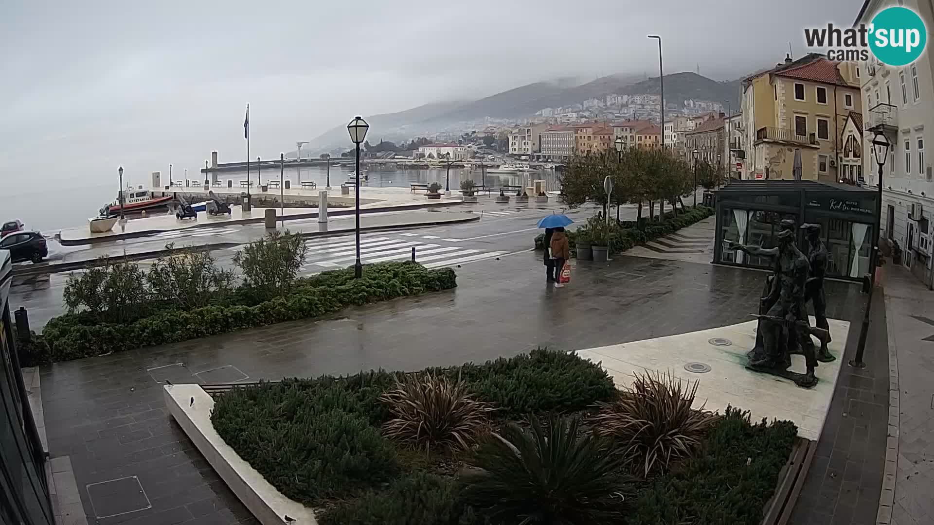 Live-Webcam Senj Riva – direkt am Meer – Kroatien