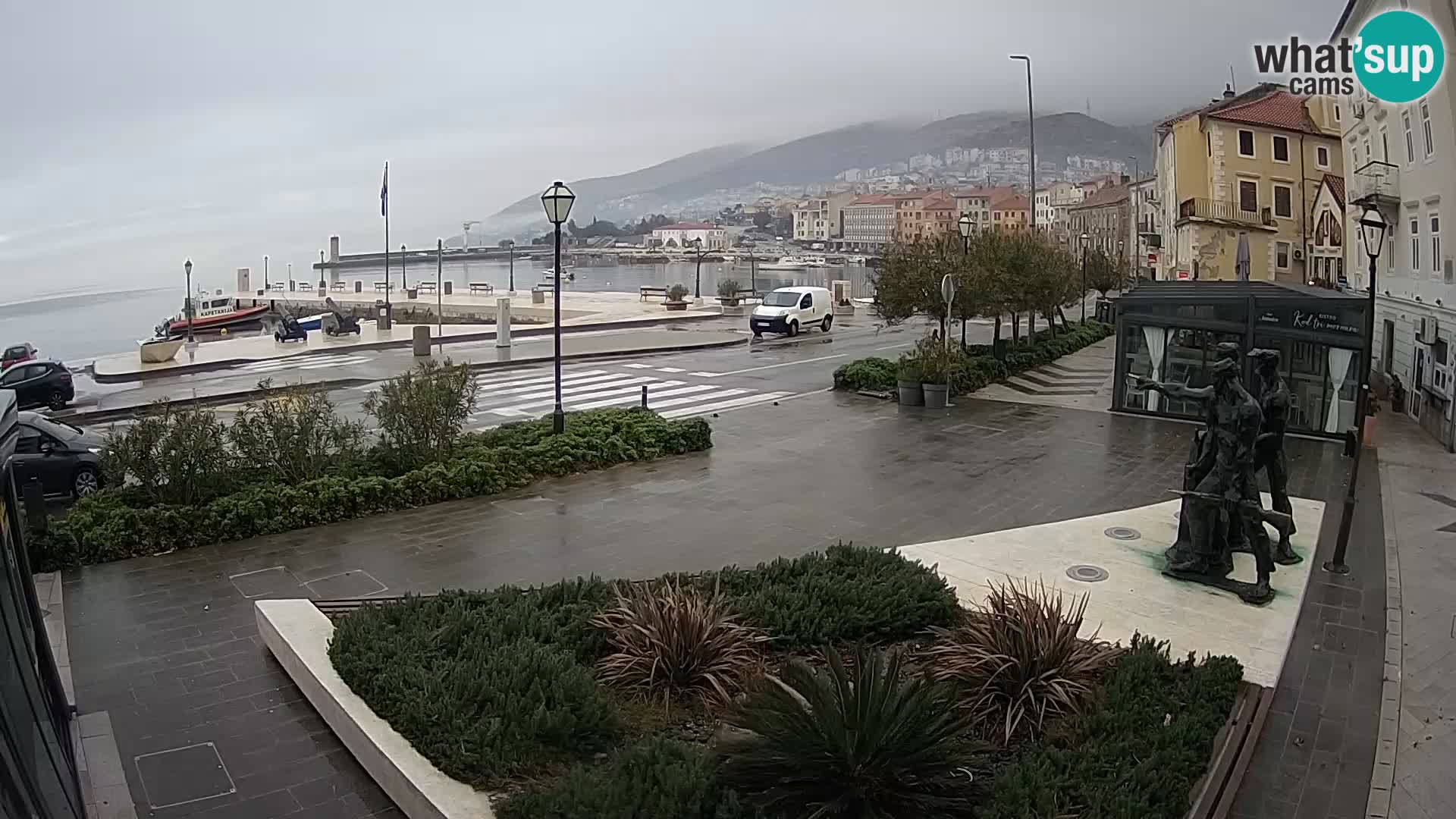 Live webcam Senj riva – fronte mare