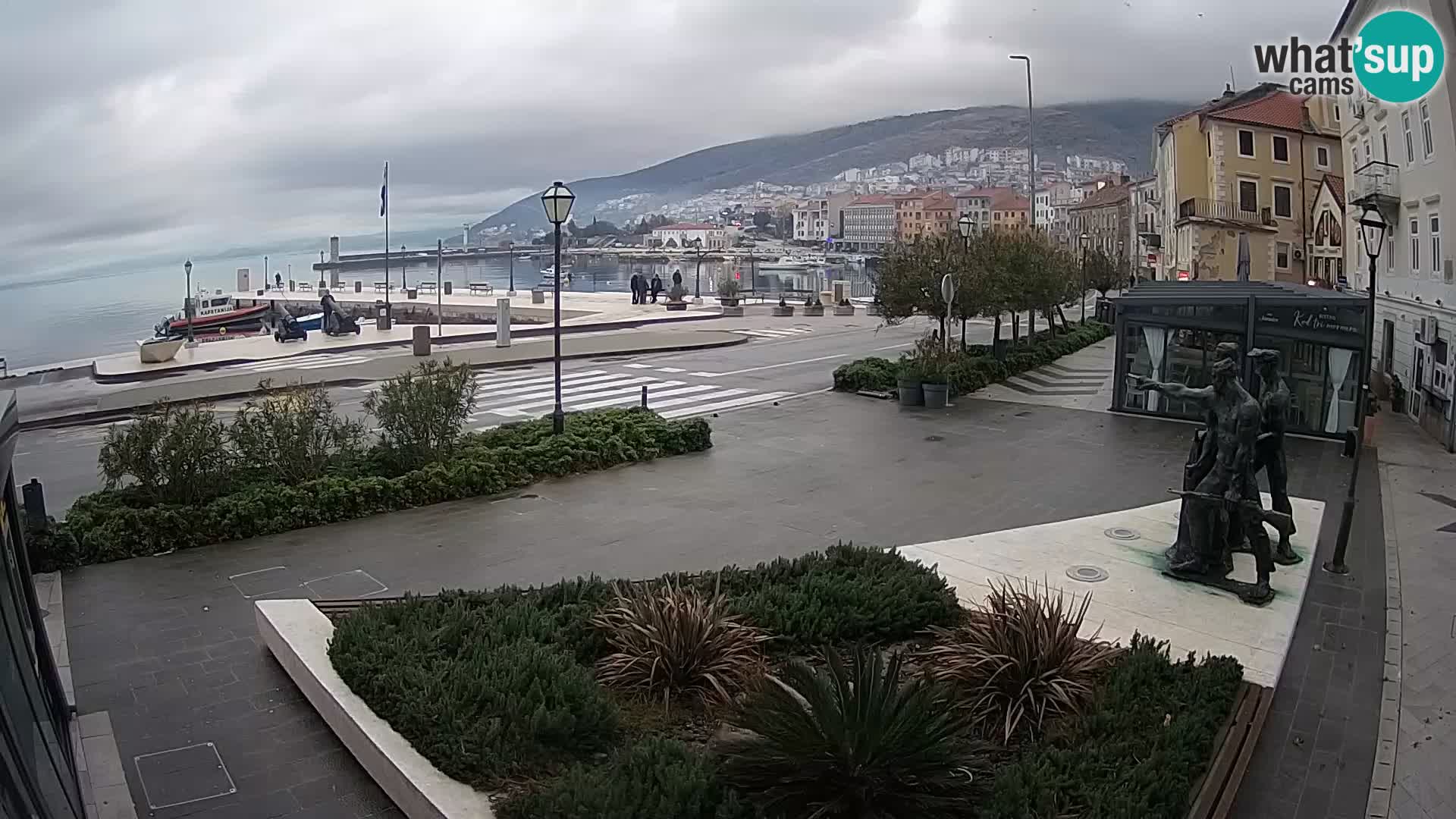 Live webcam Senj riva – fronte mare