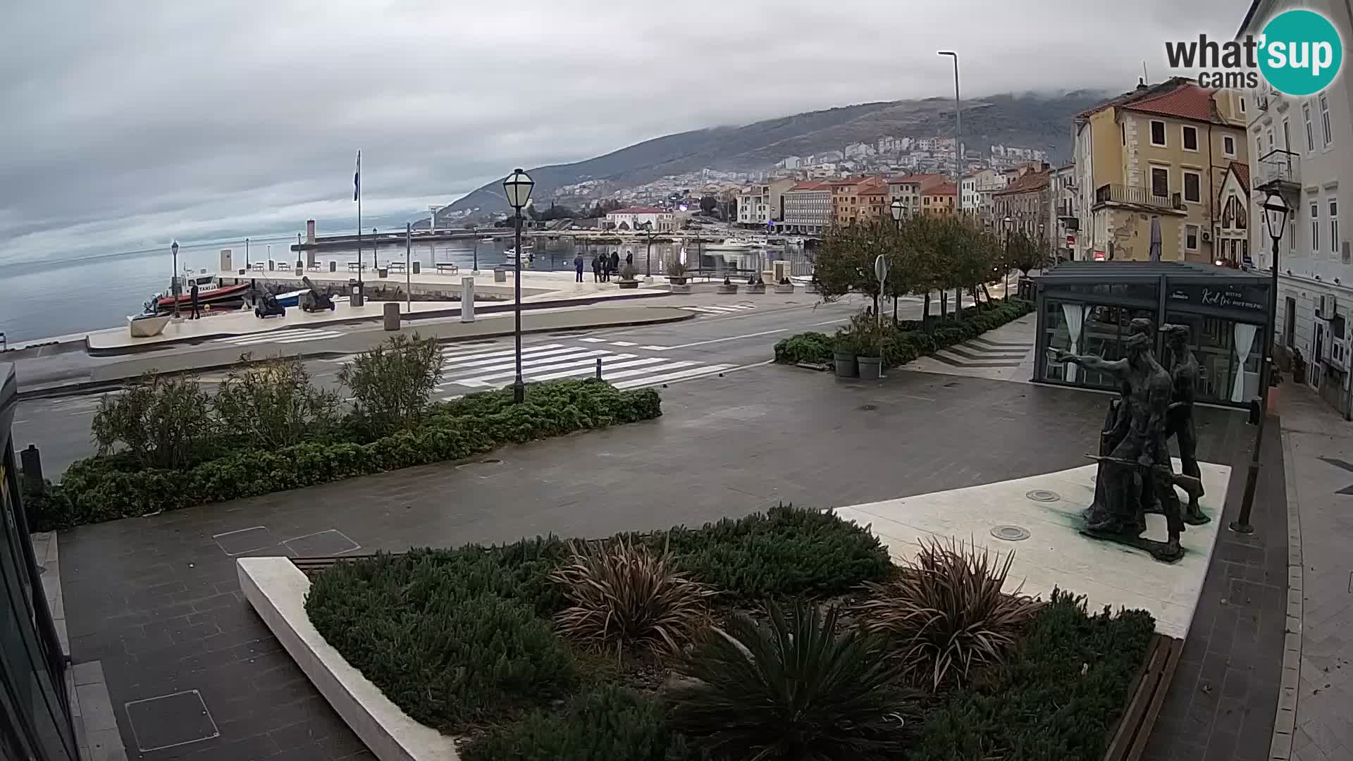 Spletna kamera v živo Senj riva – Hrvaška