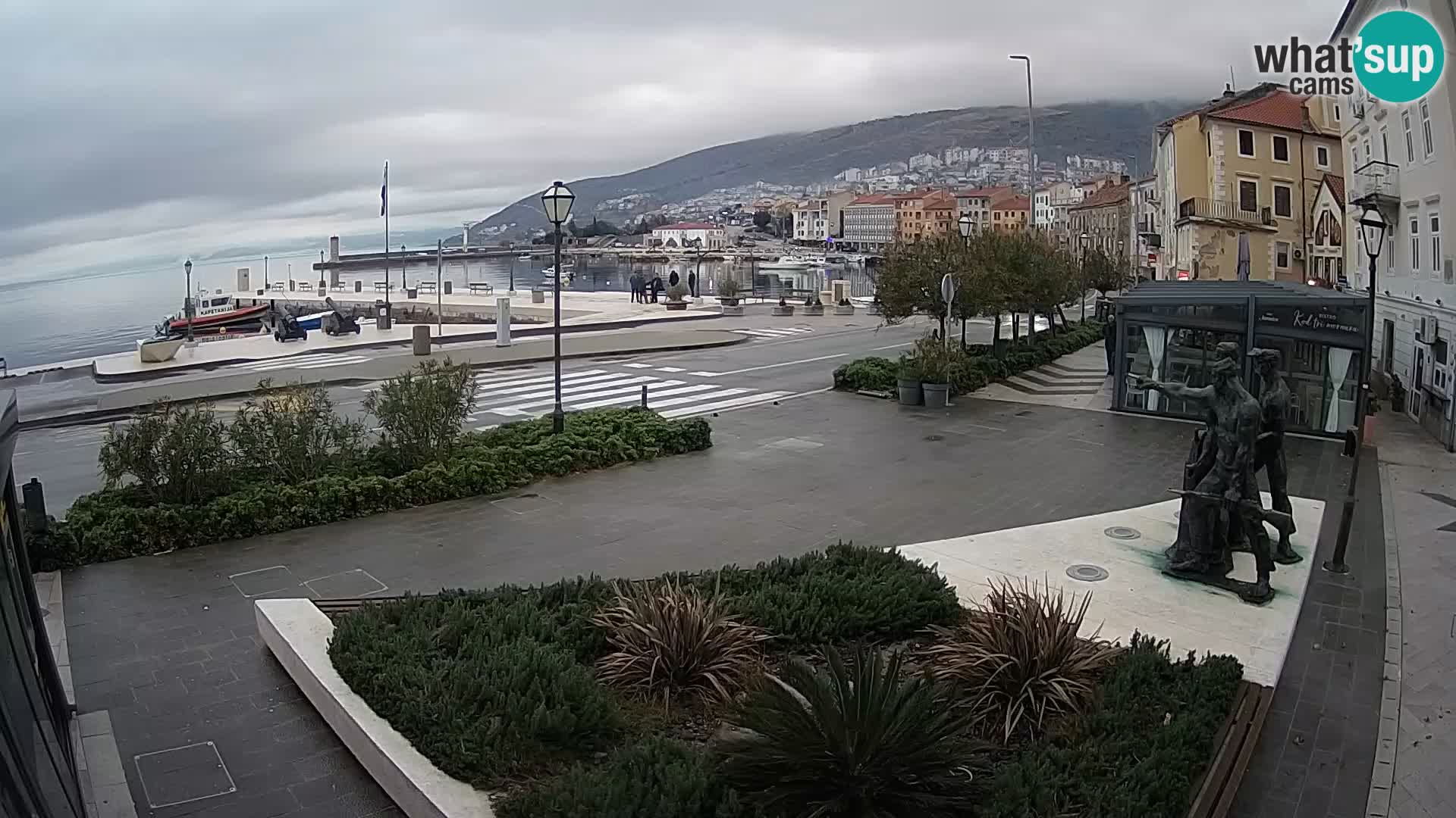 Webcam en vivo Senj riva – paseo marítimo