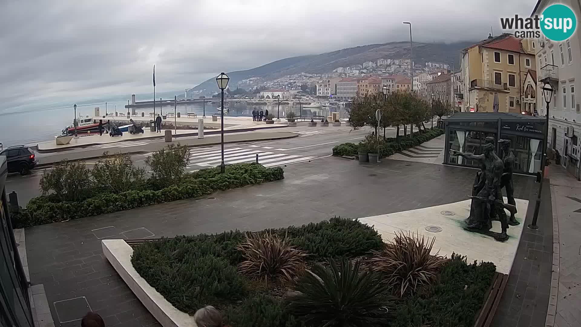 Live-Webcam Senj Riva – direkt am Meer – Kroatien