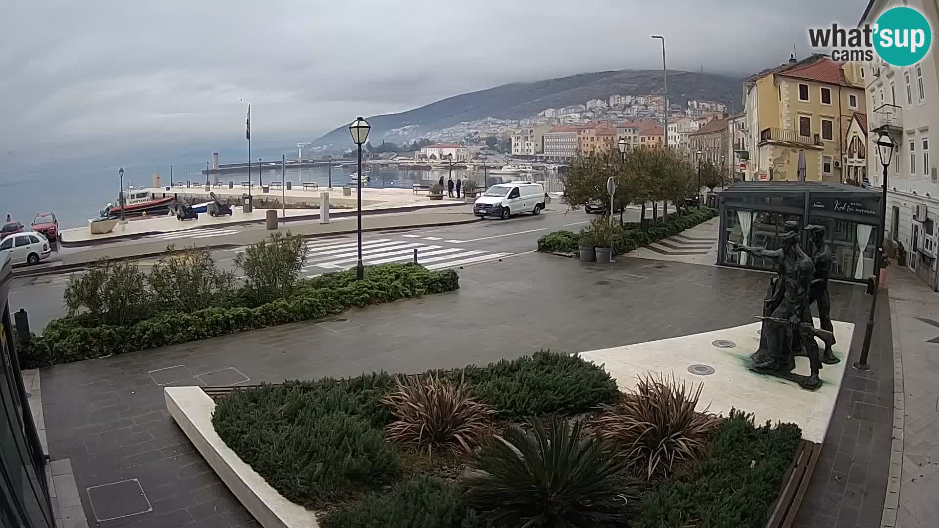 Live webcam Senj riva – fronte mare