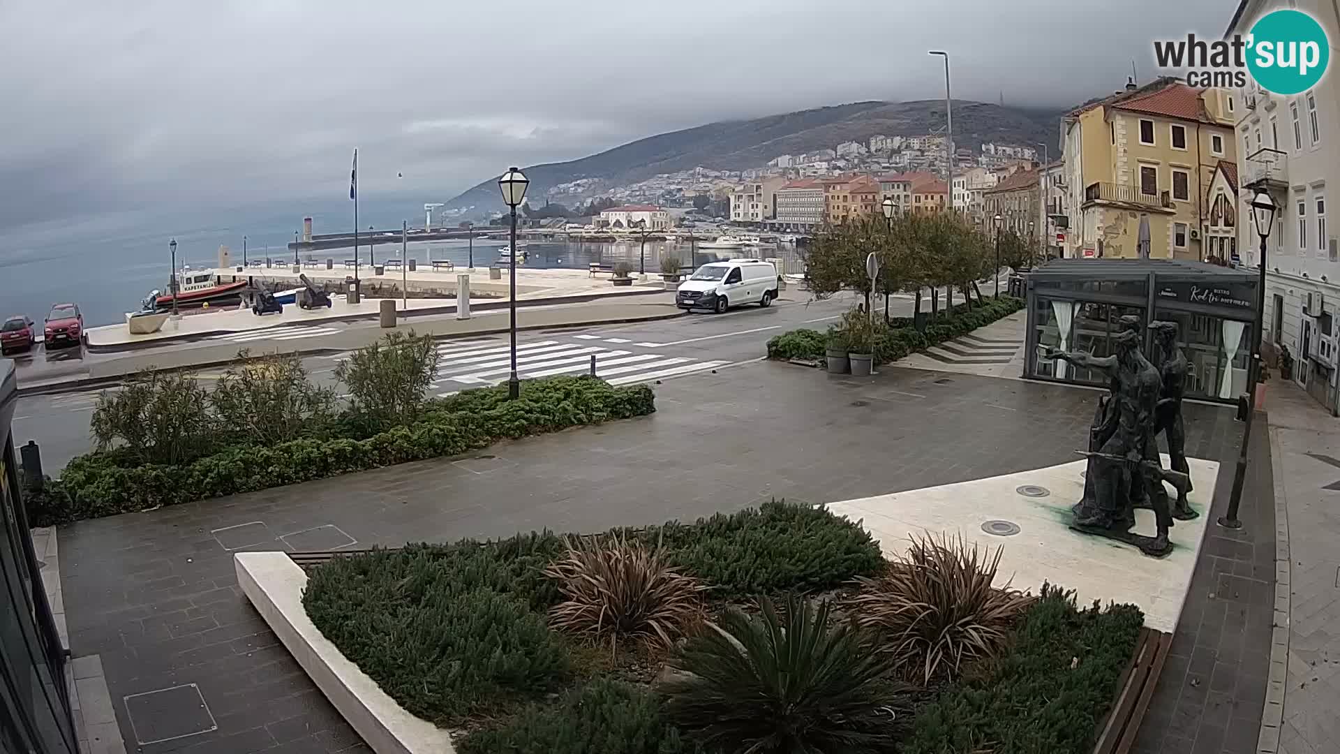 Live webcam Senj riva – fronte mare
