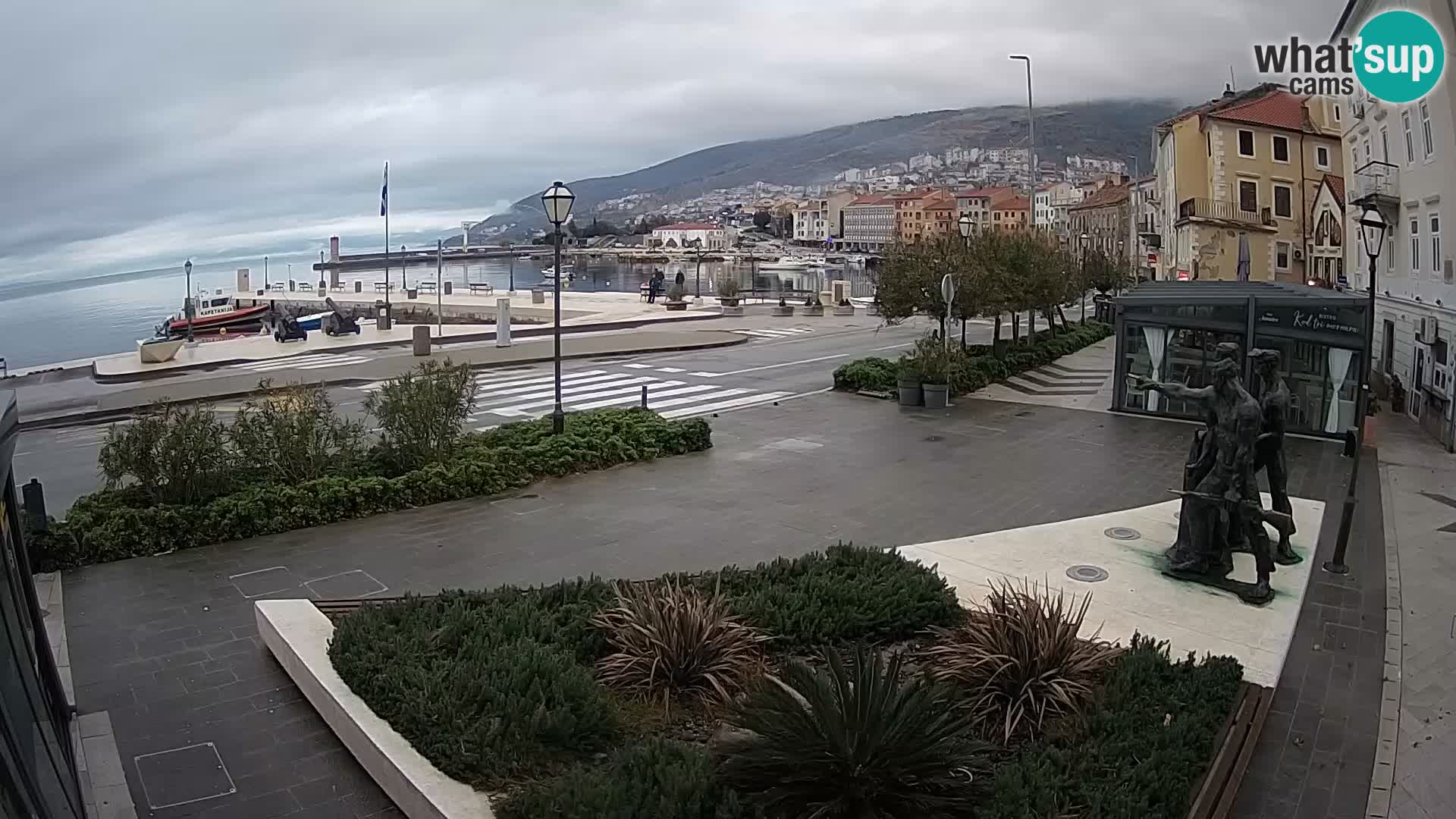 Live webcam Senj riva – seafront – Croatia
