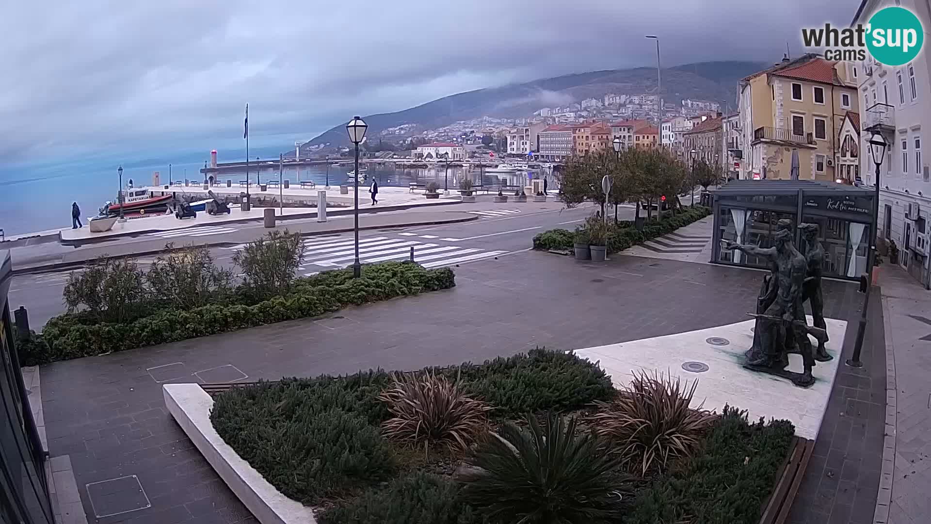 Live webcam Senj riva – seafront – Croatia