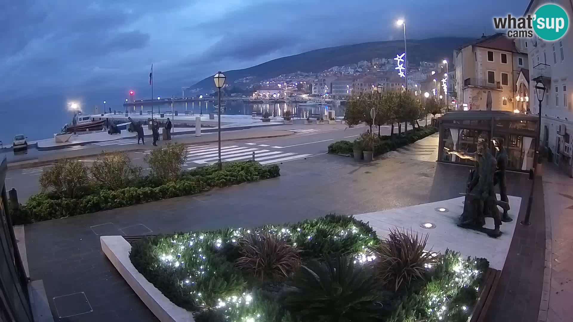 Live-Webcam Senj Riva – direkt am Meer – Kroatien