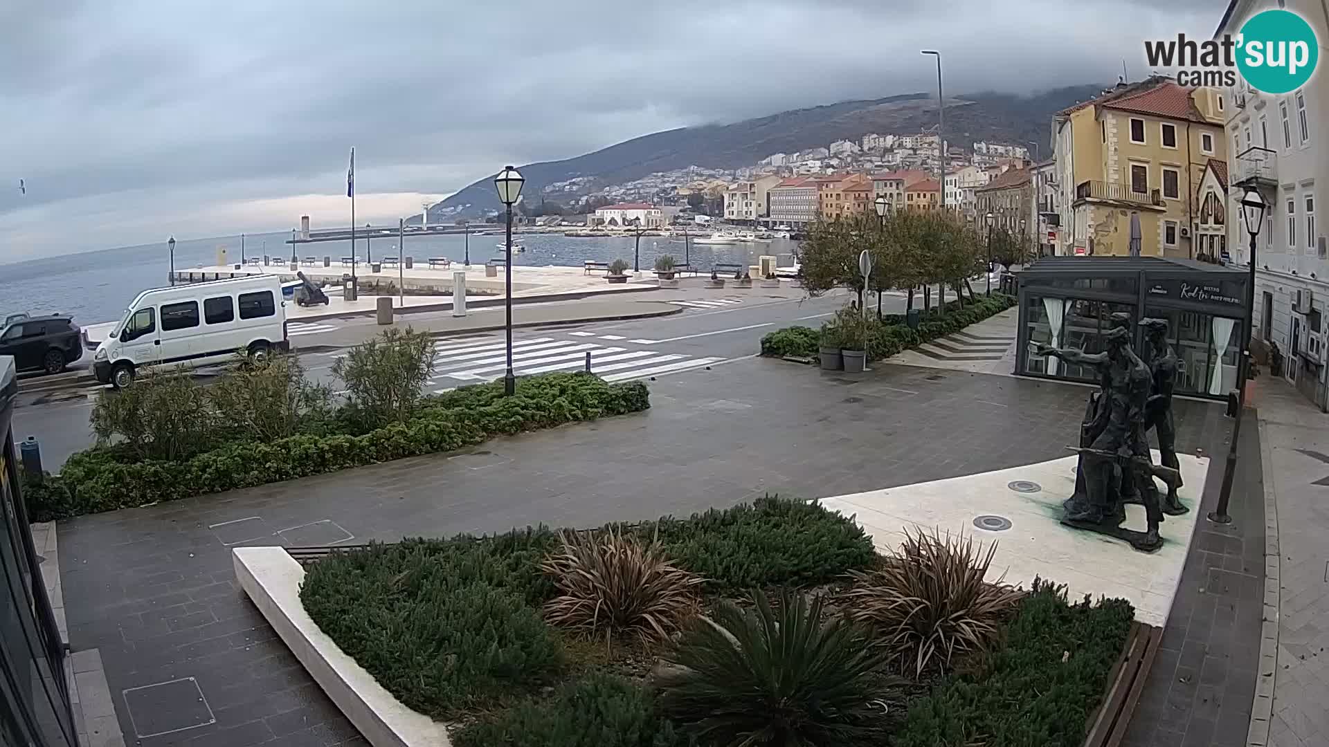 Live webcam Senj riva – fronte mare