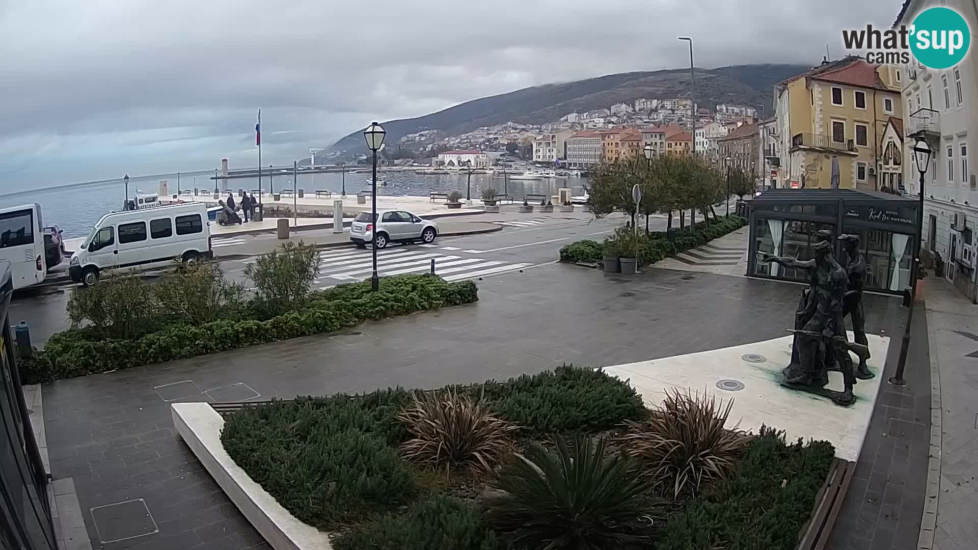 Live webcam Senj riva – seafront – Croatia
