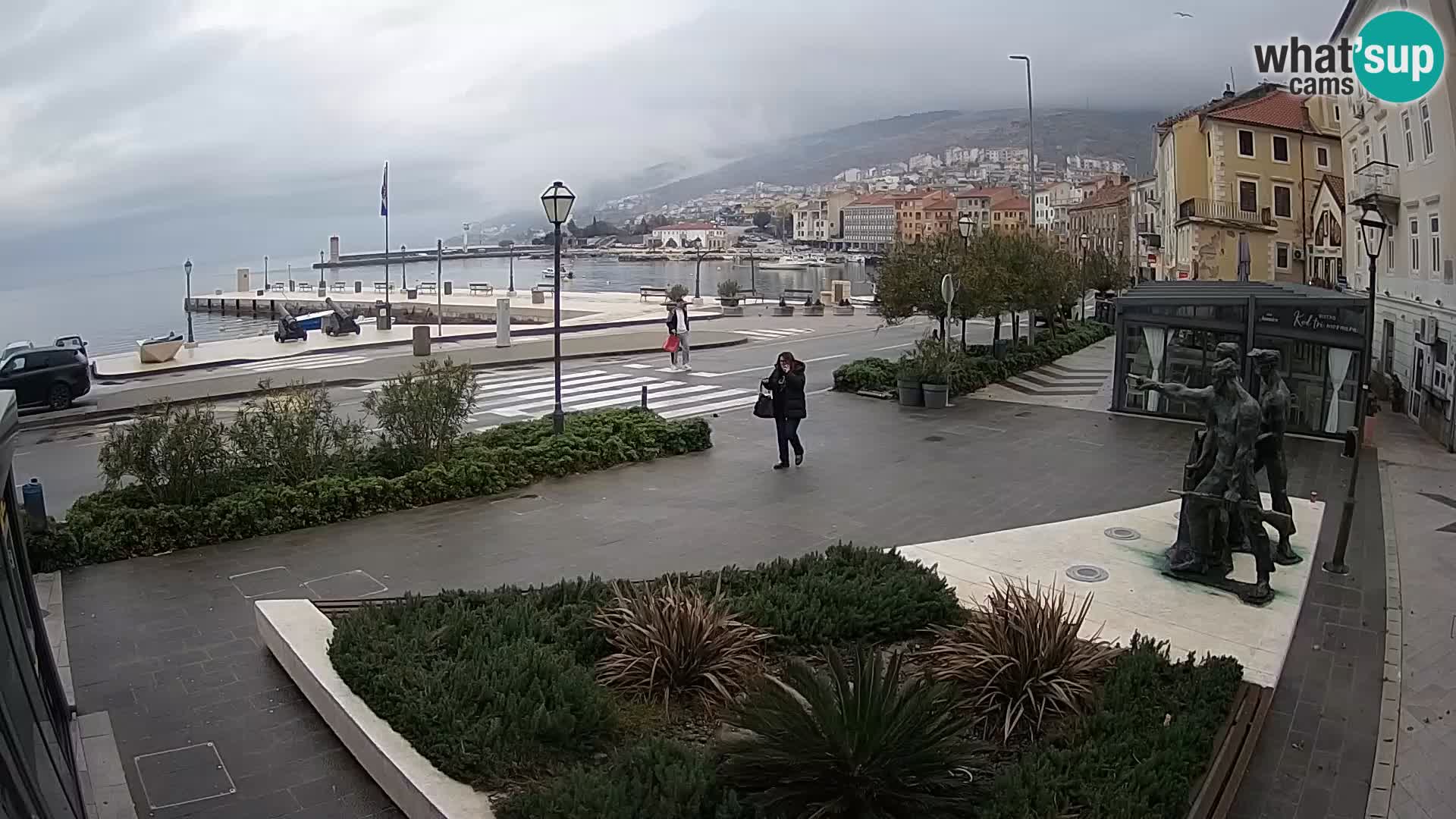 Spletna kamera v živo Senj riva – Hrvaška