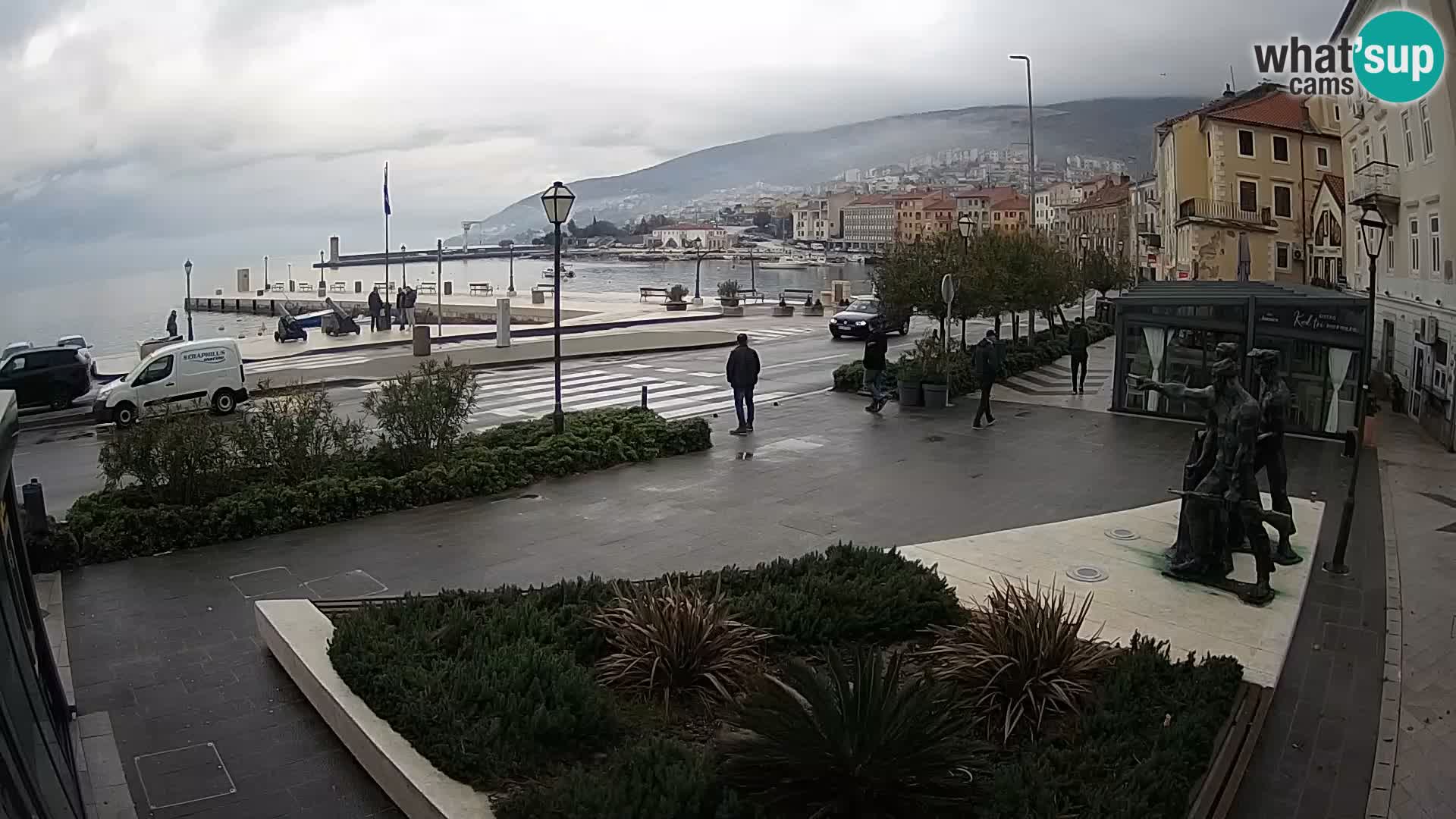 Spletna kamera v živo Senj riva – Hrvaška