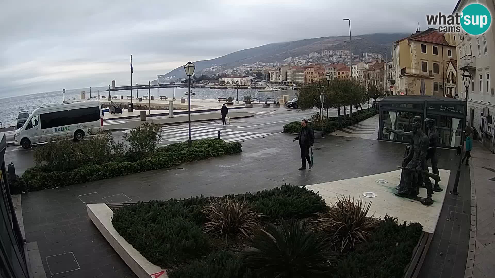 Spletna kamera v živo Senj riva – Hrvaška