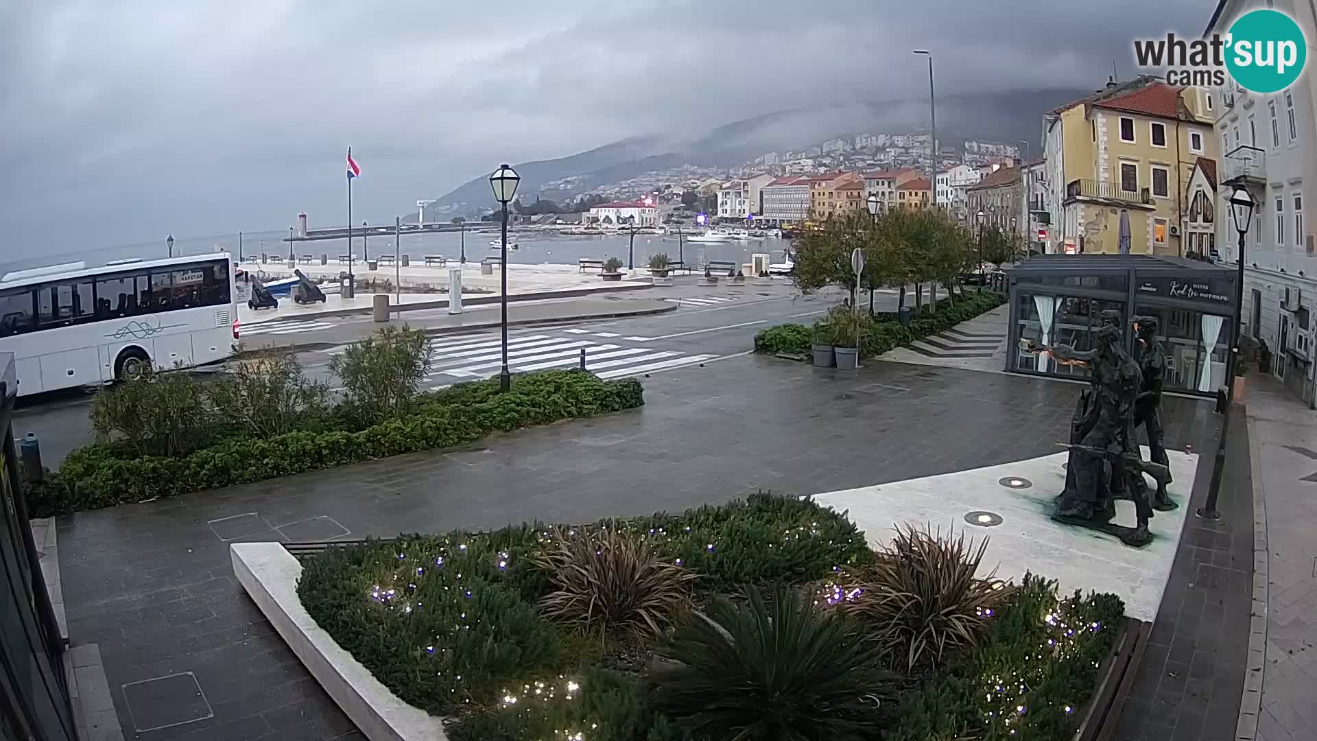 Live webcam Senj riva – seafront – Croatia