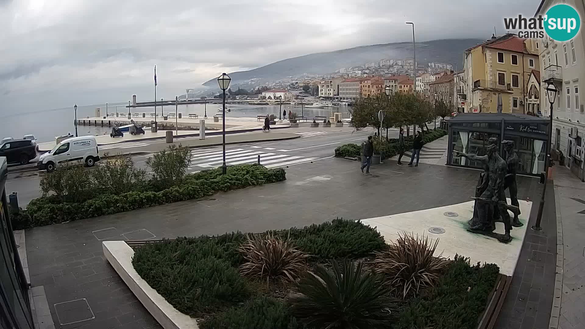 Live webcam Senj riva – seafront – Croatia