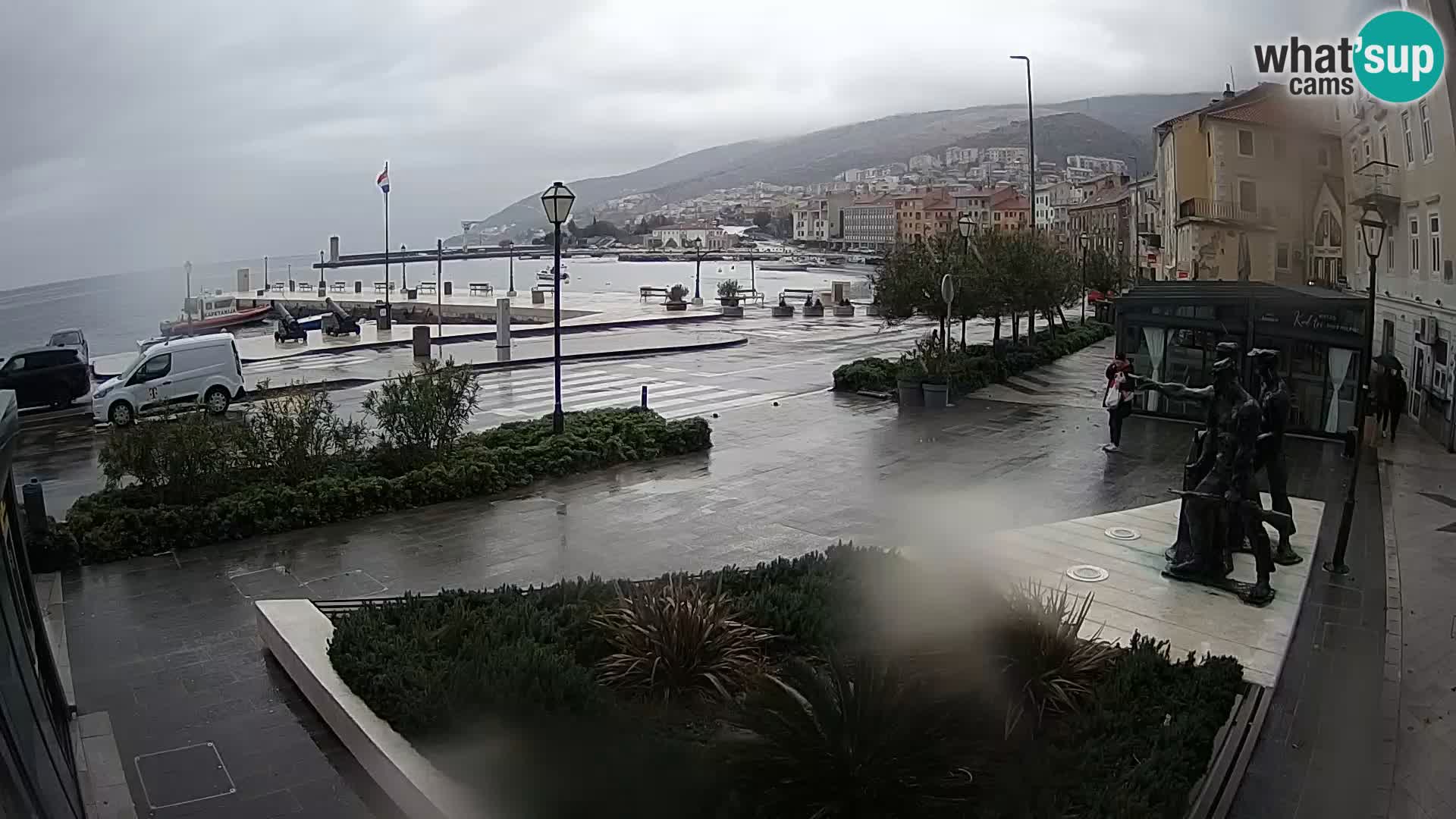Live webcam Senj riva – seafront – Croatia