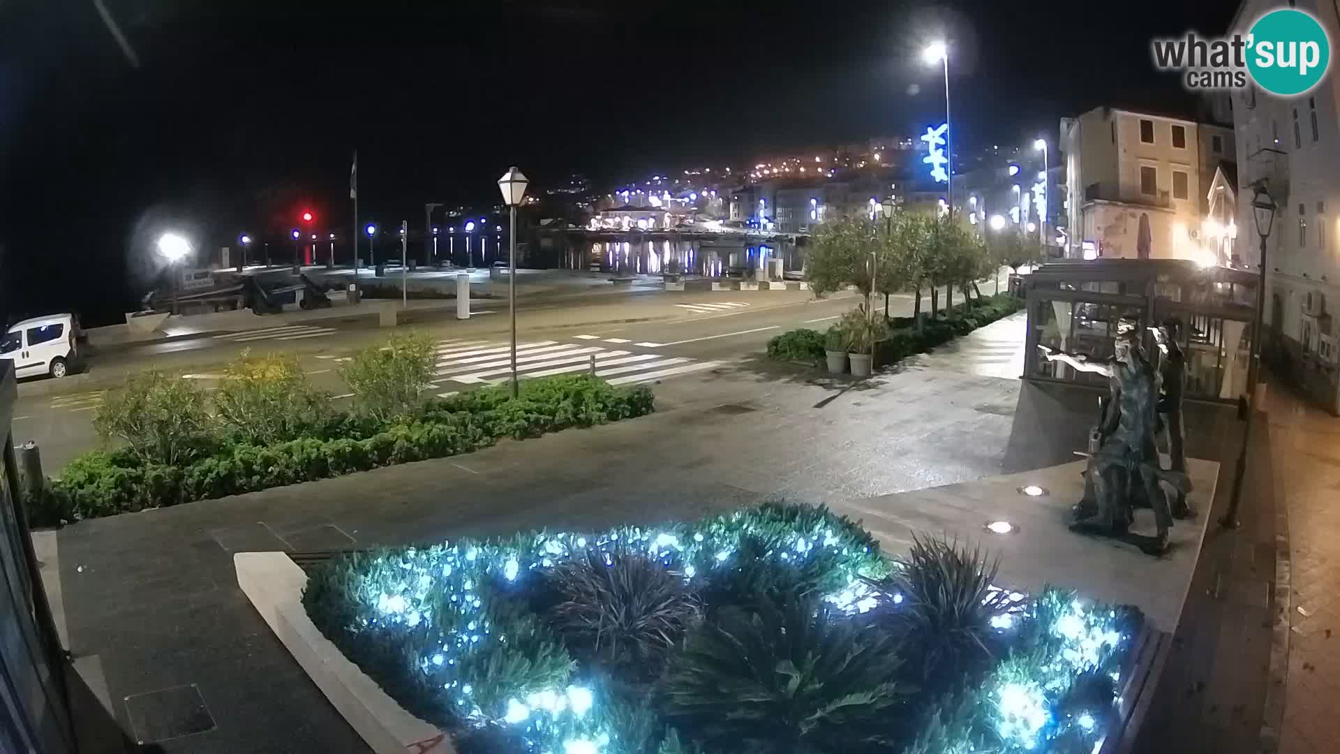 Live-Webcam Senj Riva – direkt am Meer – Kroatien
