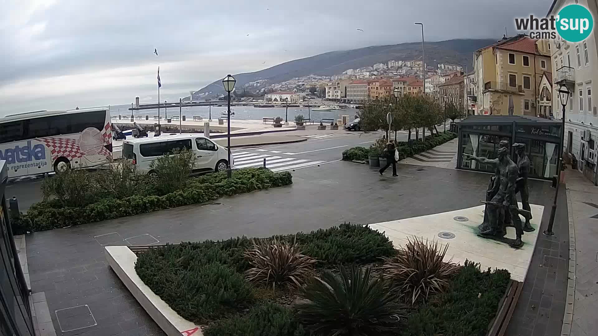 Live webcam Senj riva – fronte mare